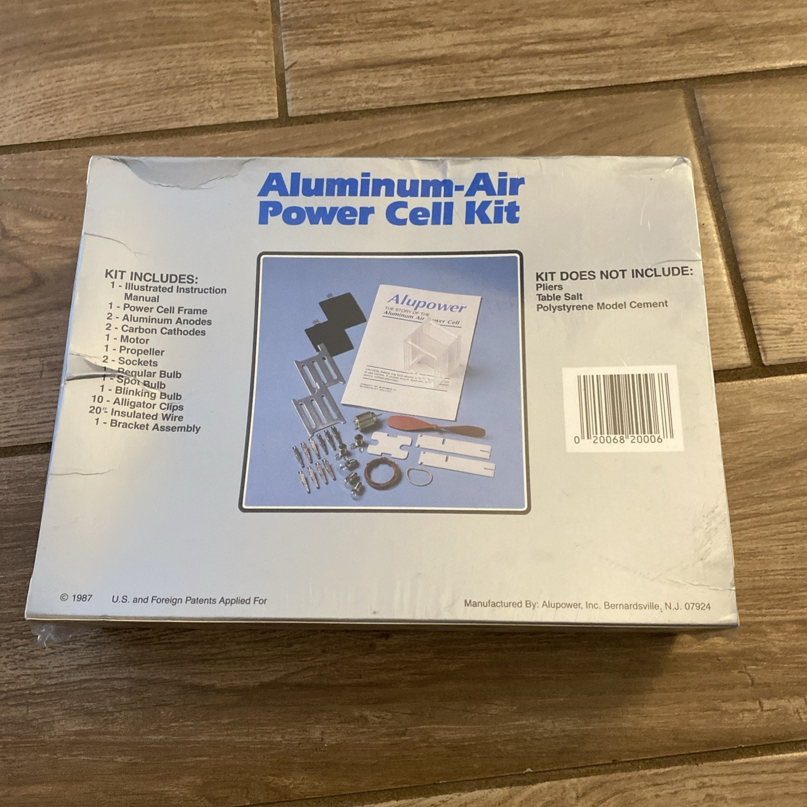 Aluminum-Air Power Cell Kit Alupower (1987) New Sealed