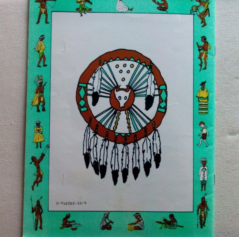 Vintage NEW/UNUSED 1987 Indians Of The Americas Educational Coloring Book