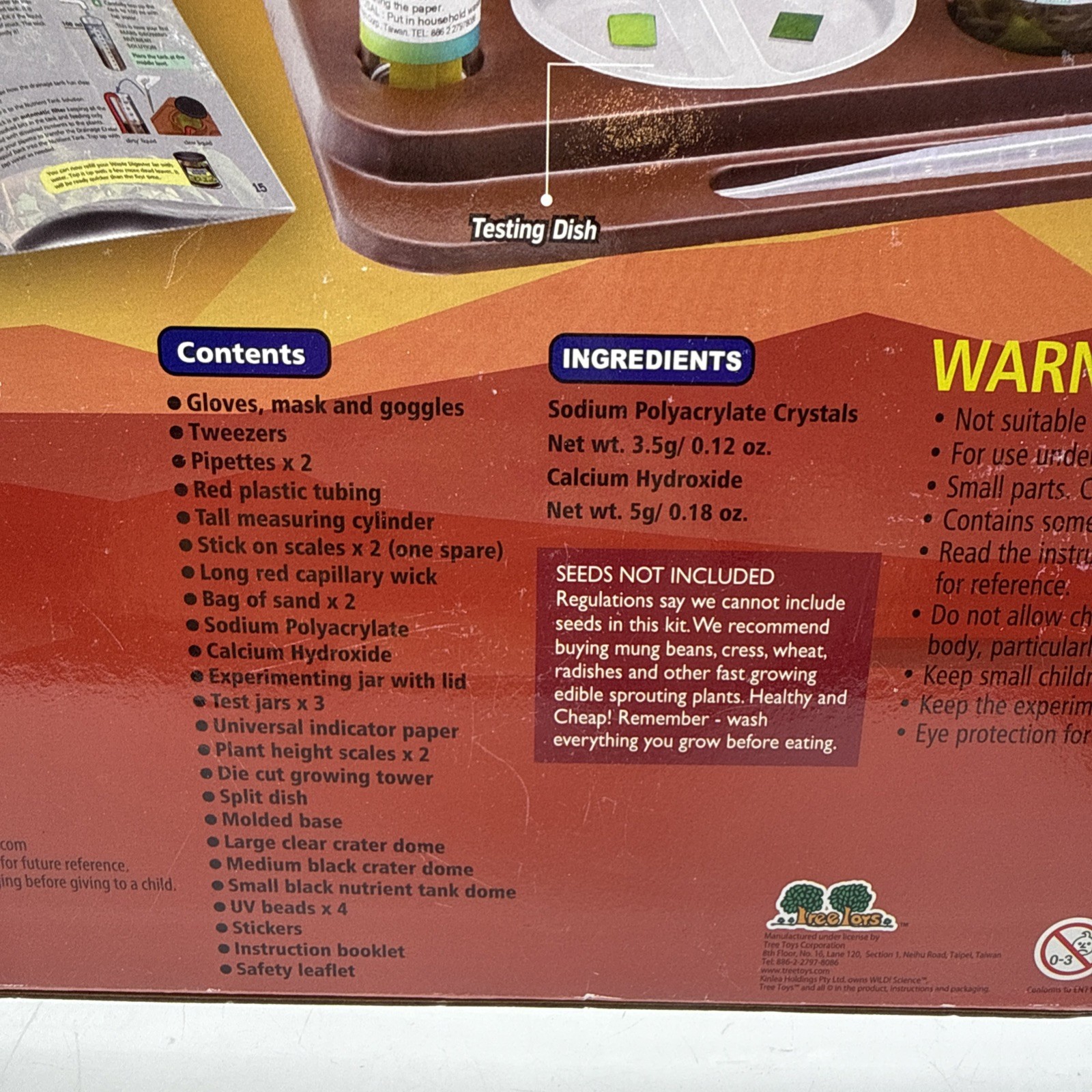 Wild Science Mars Landing Survival Kit For 8 And Up! New READ
