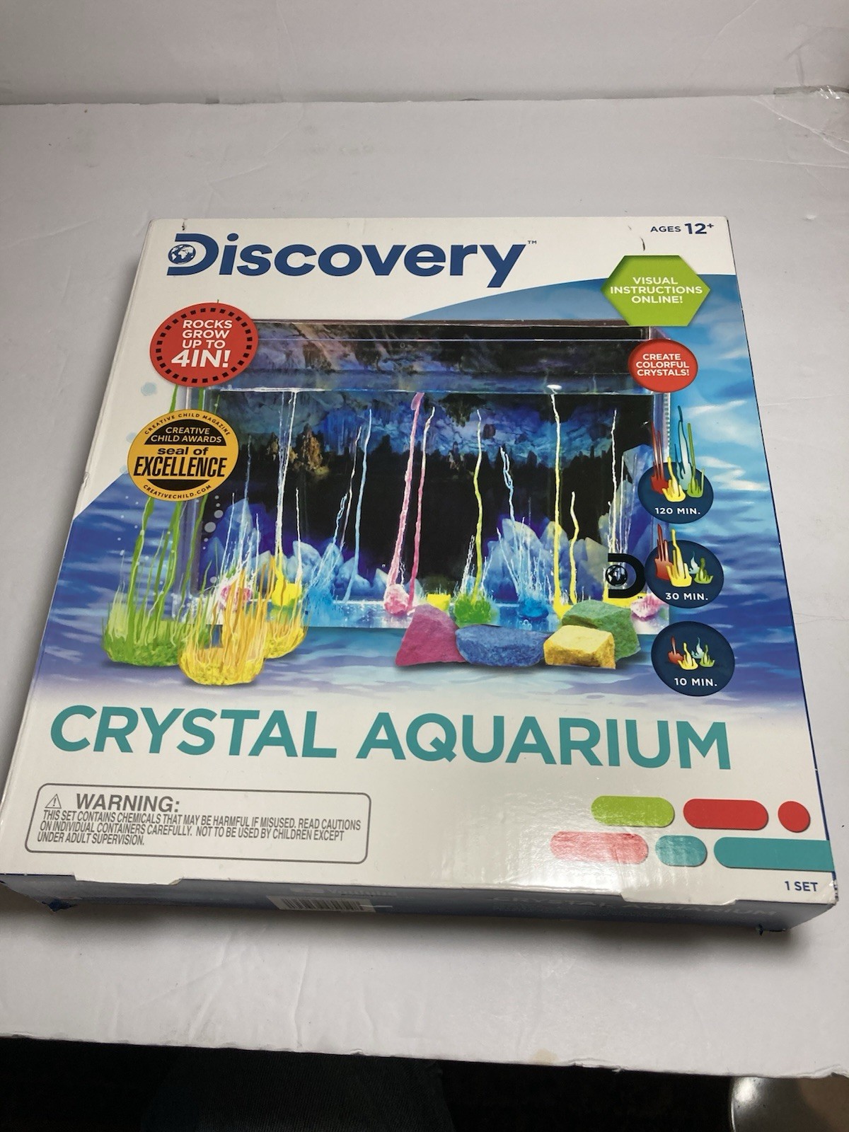 Discovery Crystal Aquarium Fantastic Growing Aquarium For Ages 12 And Up