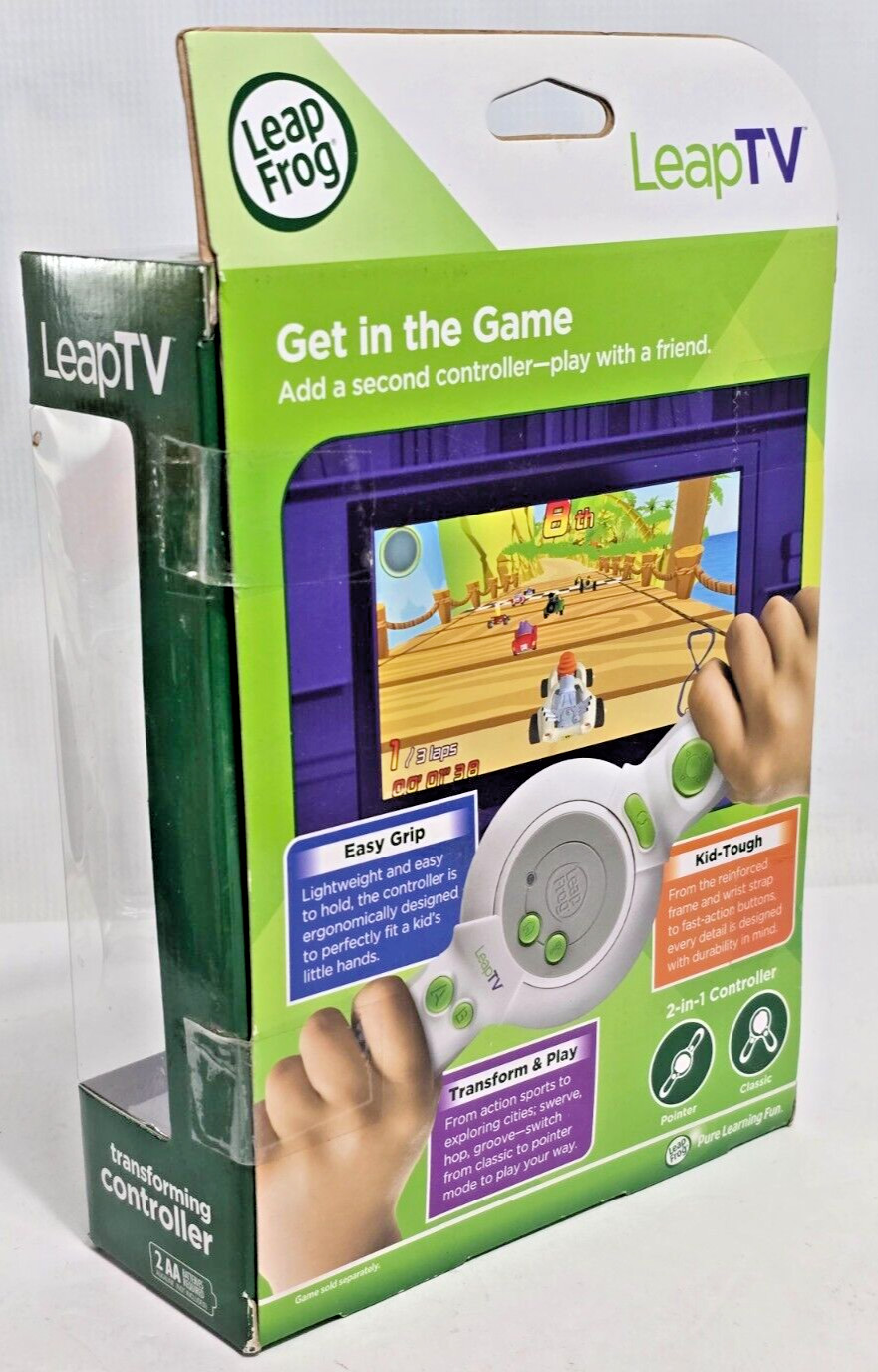 VTG LeapFrog LeapTV 2-in-1 Transforming Controller #31704 NEW Open Box Package