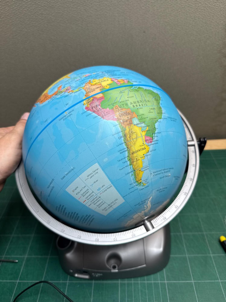 Oregon Scientific Smart Globe Deluxe Edition W/Stylus Pen – Tested WORKING
