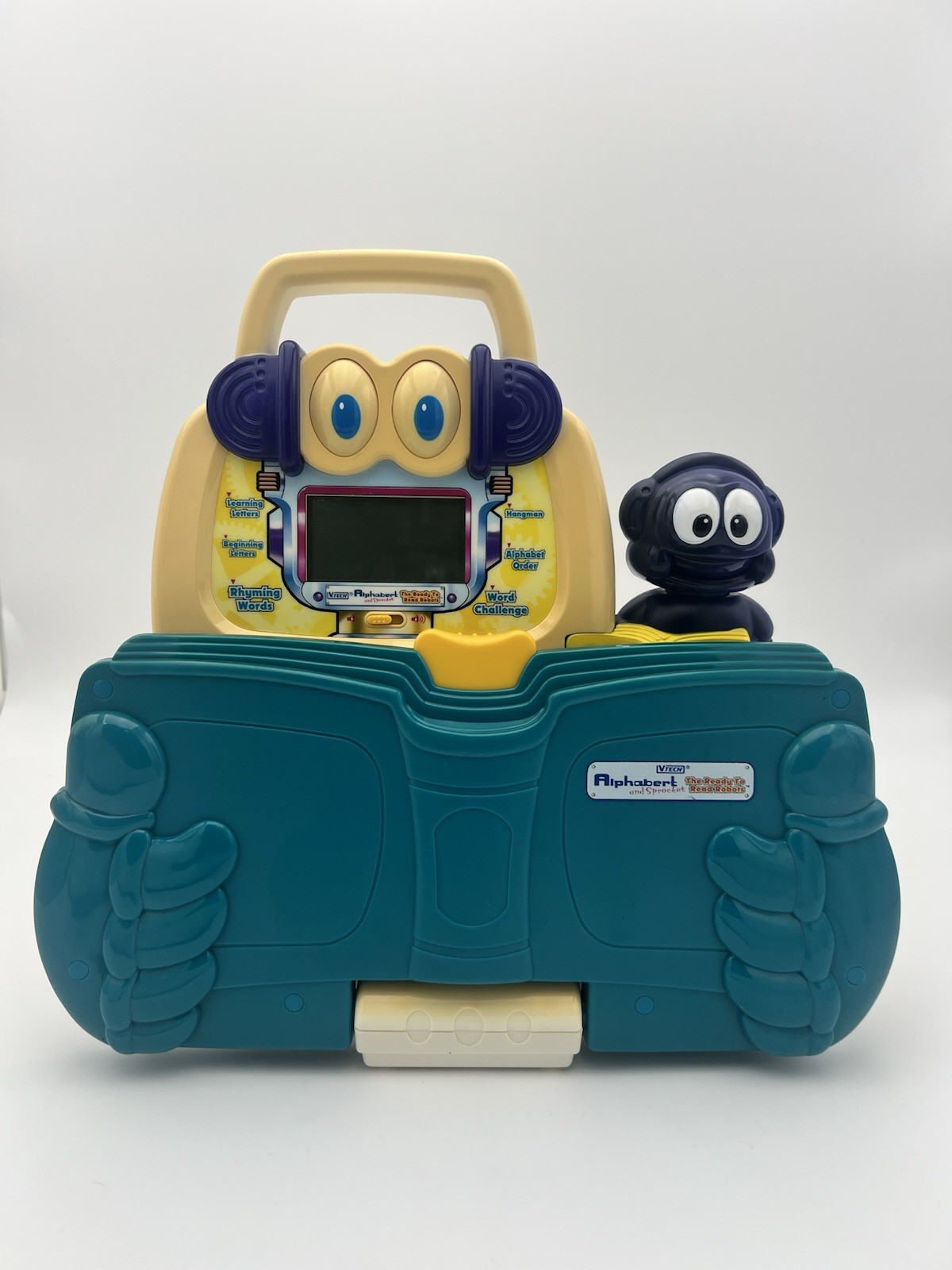 Vintage Vtech Alphabert and Sprocket The Ready To Read Robots Learning *VIDEO*