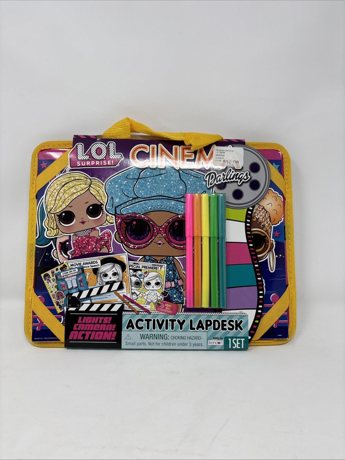 LOL Surprise Cinema Darlings Activity Lap Desk Set New Markers Stickers Games