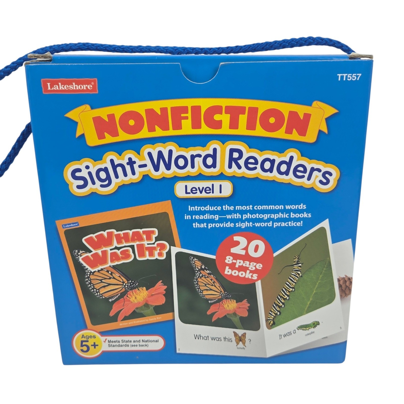 Lakeshore Nonfiction Sight-Word Level 1 Readers 20 Book Box Set TT557 MINT 2011