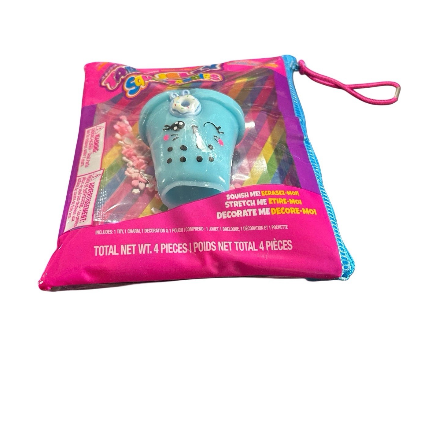 Squishy Taba Jelly Squeezeables Blue Boba Cup Squish Squeeze Fidget Sensory Toy