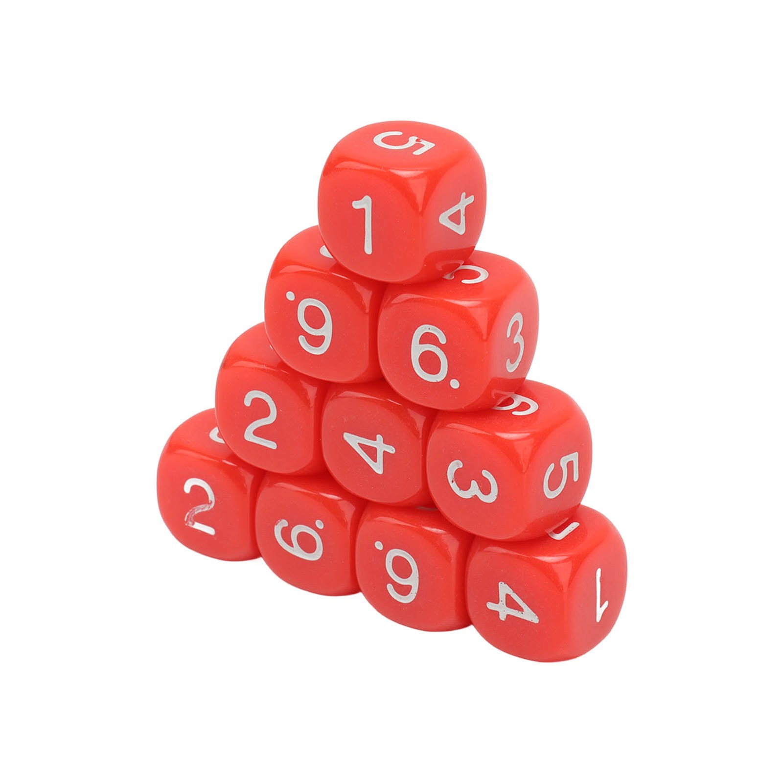 20PCS 6 Sided Board Game Dice Durable Learning Aid For Teaching