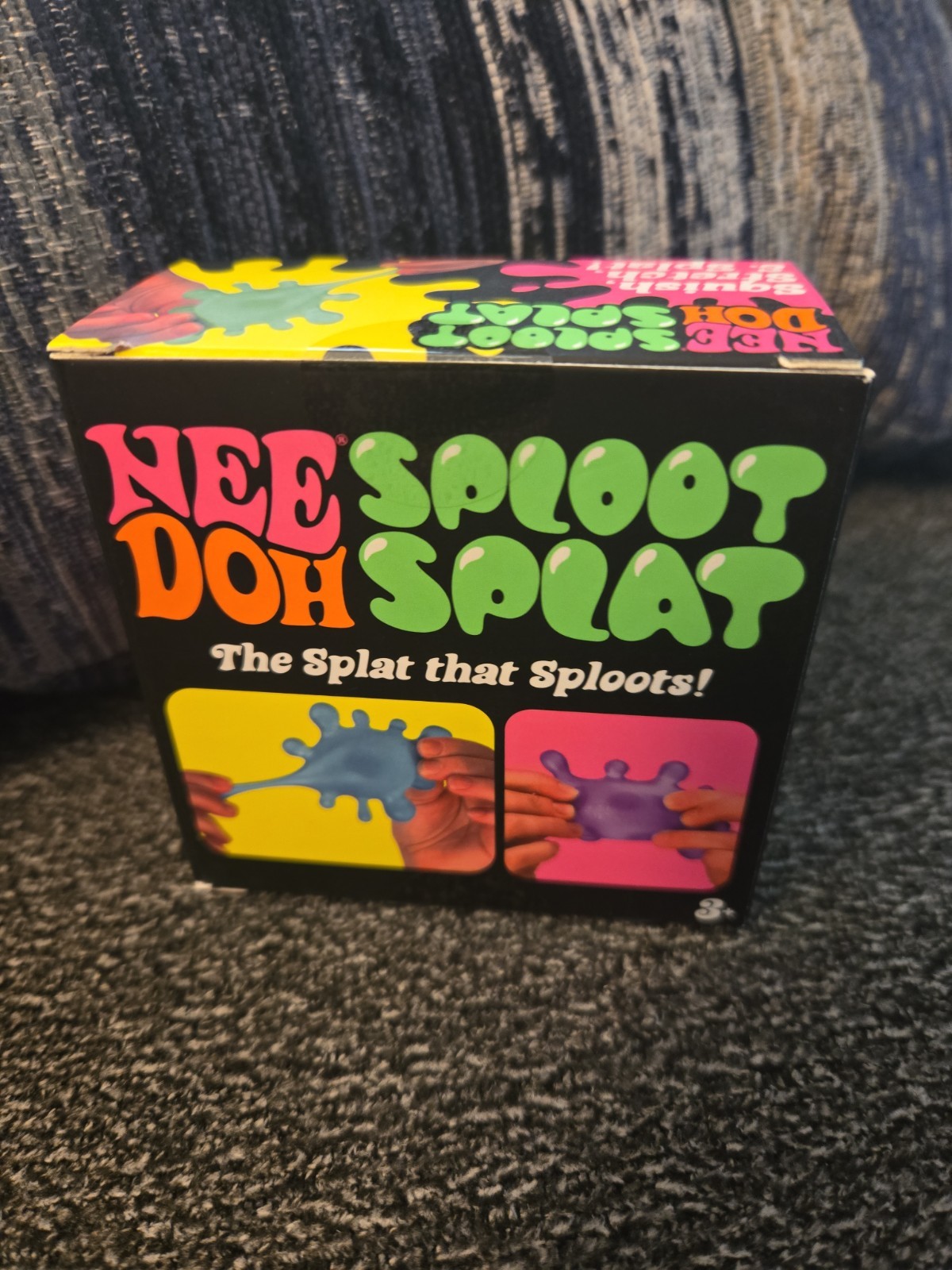 Schylling NeeDoh SPLOOT SPLAT Nee Doh SplootSplat Squishy Pink Factory Sealed