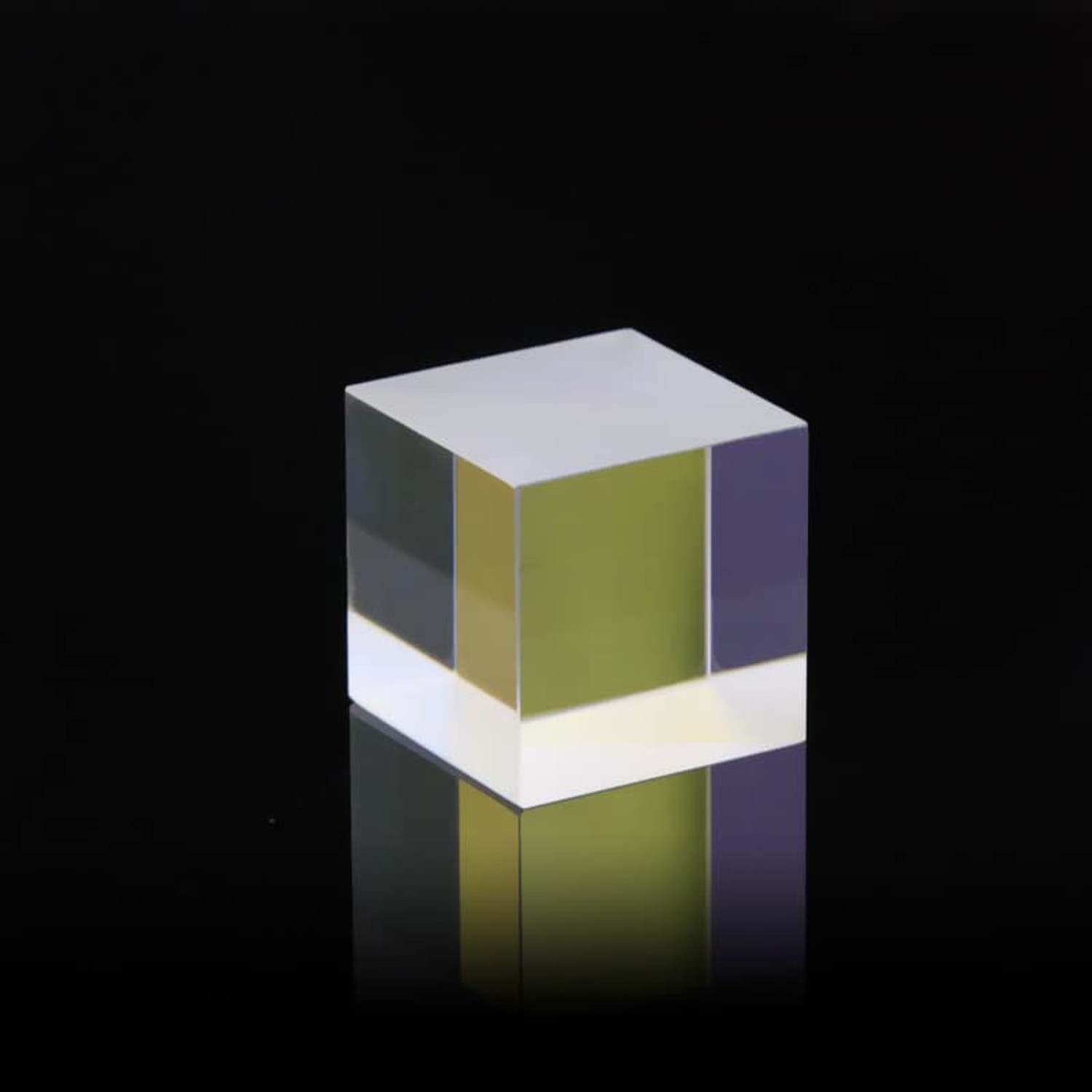 Beam Splitter Cube, Optical Glass Dichroic Prism Ratio 50:50 Spectrome Sicence