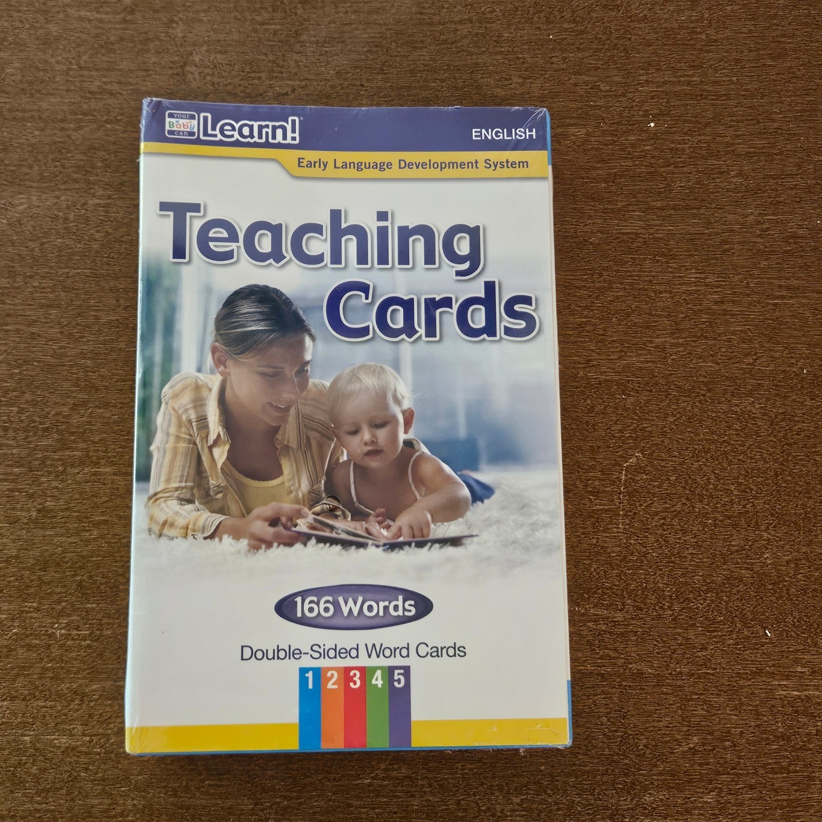 Your Baby Can Learn! Teaching Cards 166 Double-Sided Word Cards English Sealed