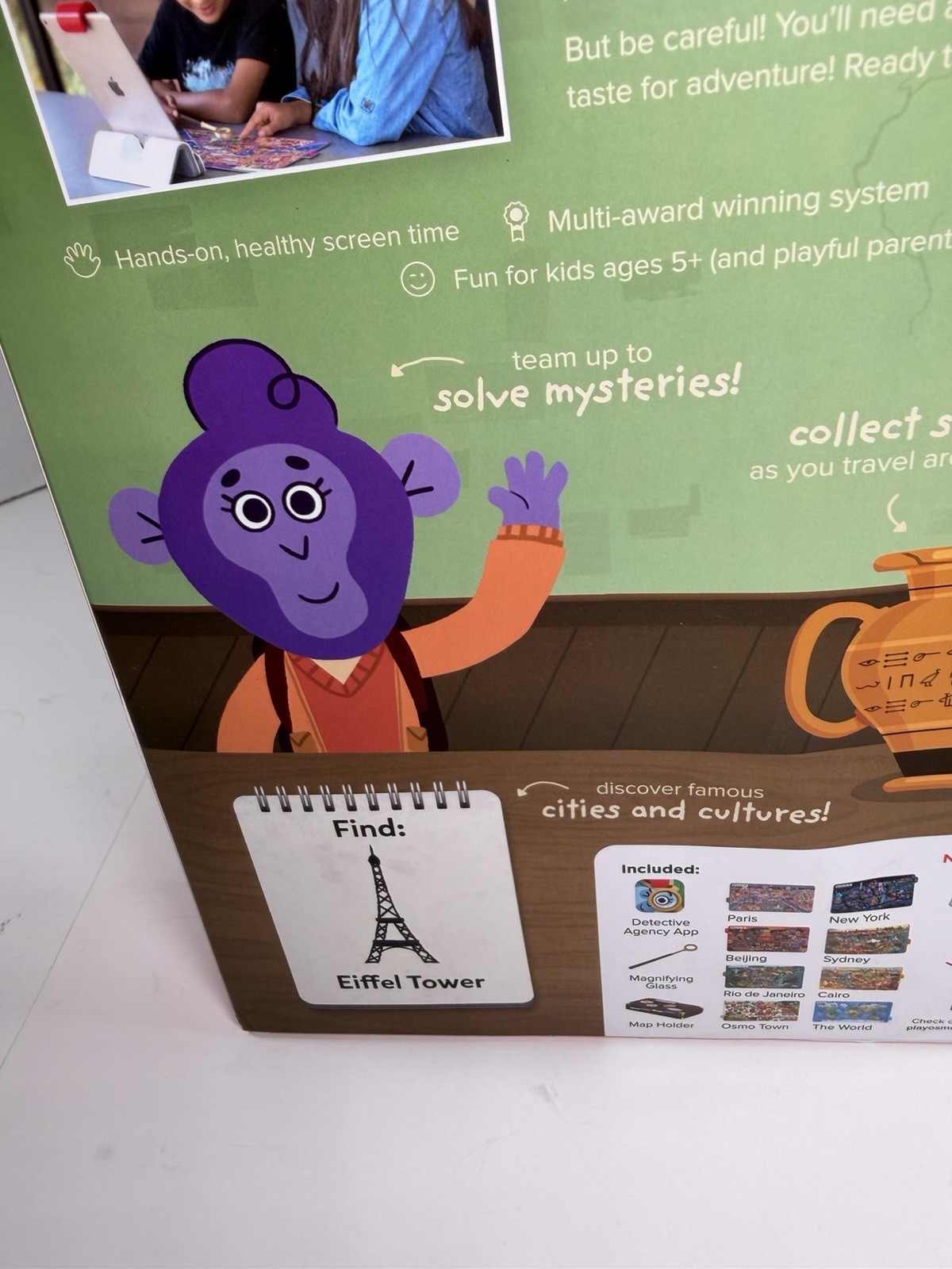Osmo Detective Agency Search & Find Mystery Game Explores The World Complete EUC