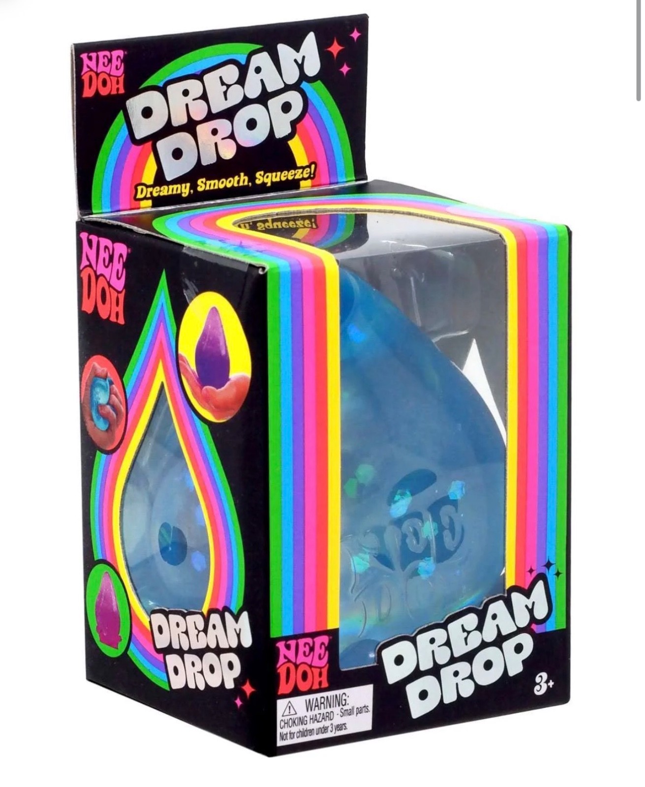 Nee Doh Dream Drop blue Tactile Sensory Squeeze Toy Ages 3+