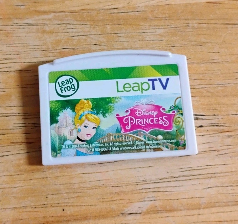 Leap Frog Leap TV Disney Princess Educational Video Game Reading Pre-K 4-7 Years