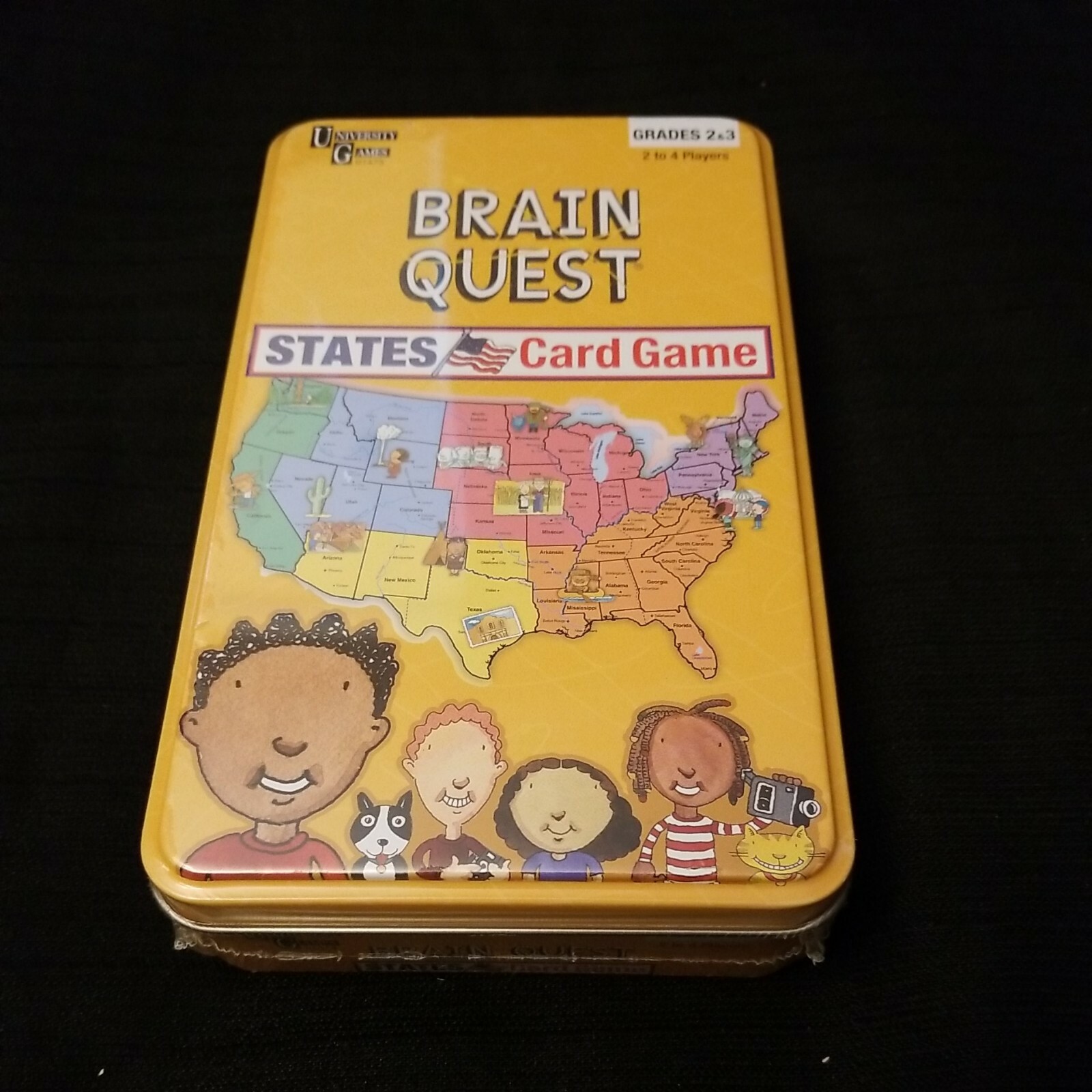 NEW University Games “Brain Quest” States Trivia Card Game learning educational