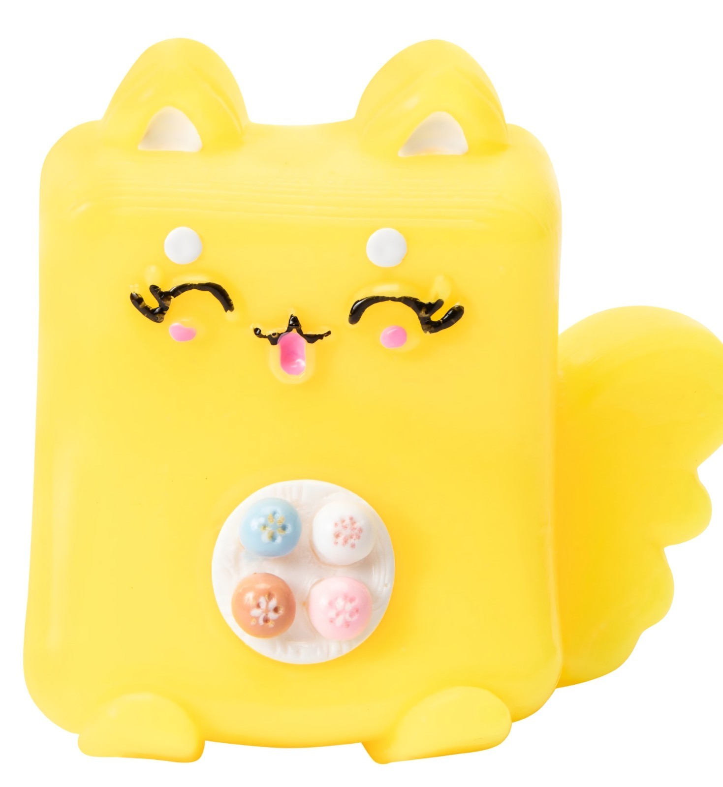 Taba Jelly Squeezeables Yellow Dog Squishy, Connie Corgi Squishi Squeeze Toy USA