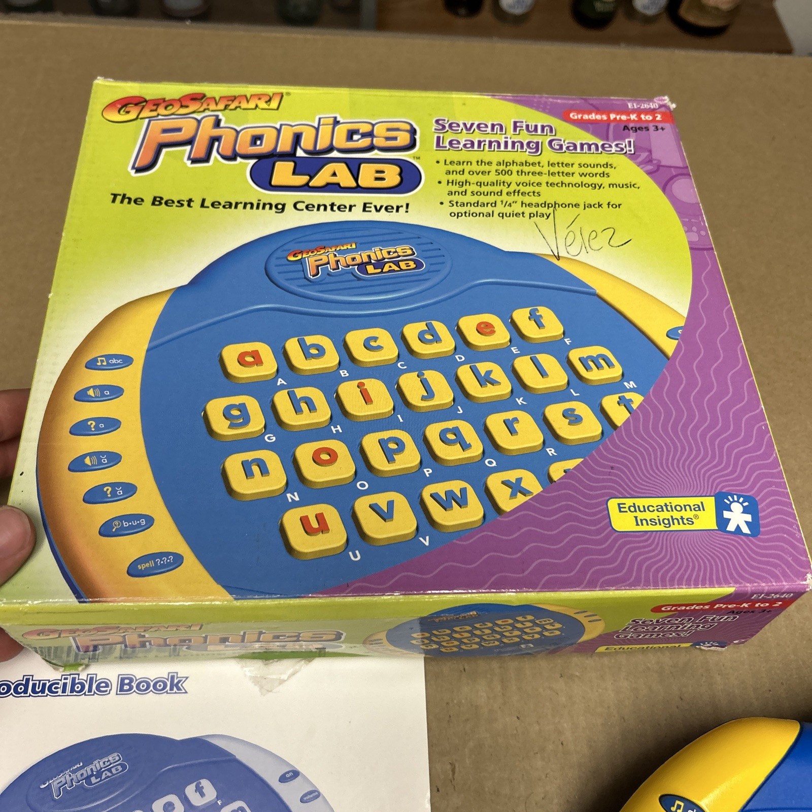 Vintage GeoSafari Phonics Lab Educational Insights Model EI-2640 Learning System