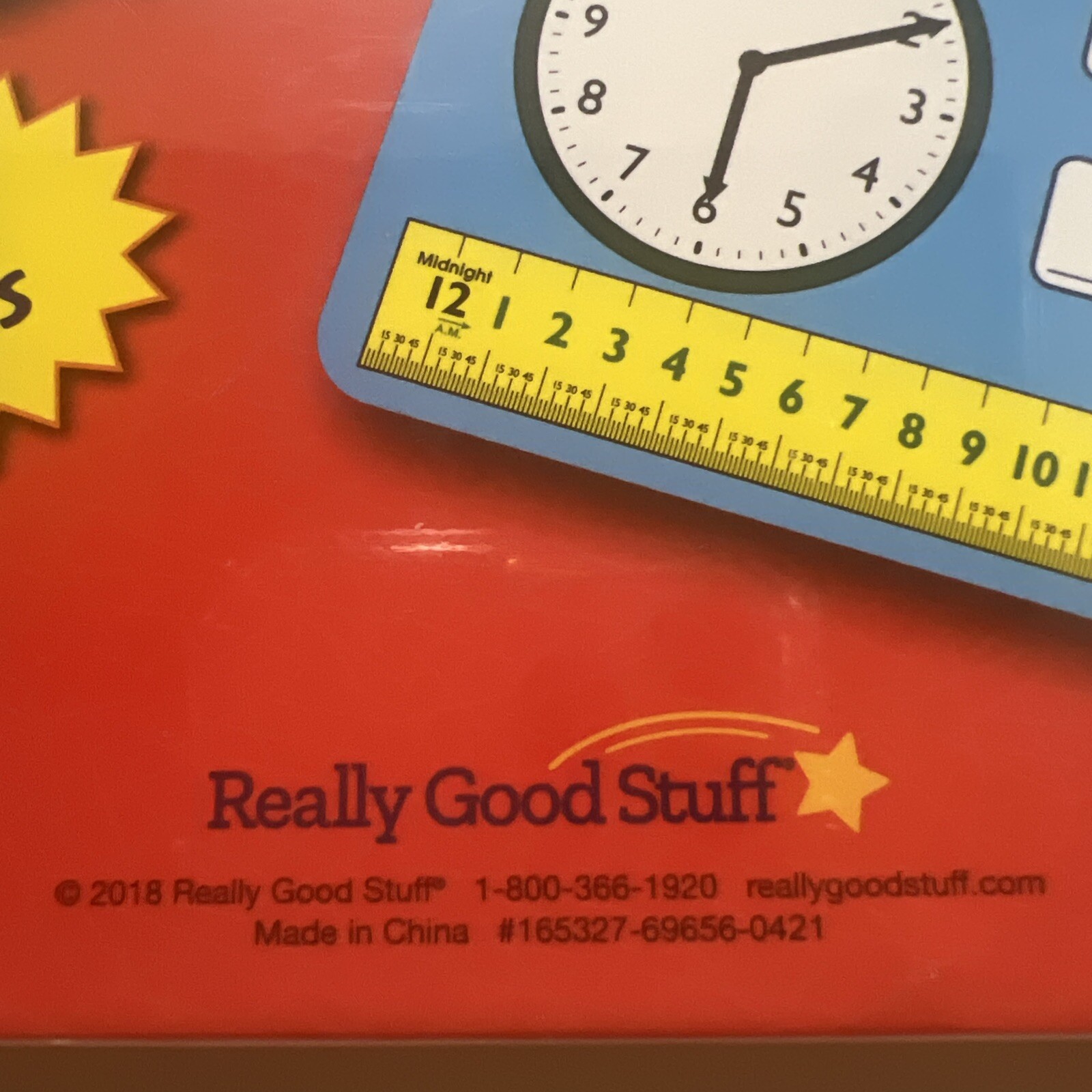 Really Good Stuff Dry Erase Elapsed Time Practice Boards Math