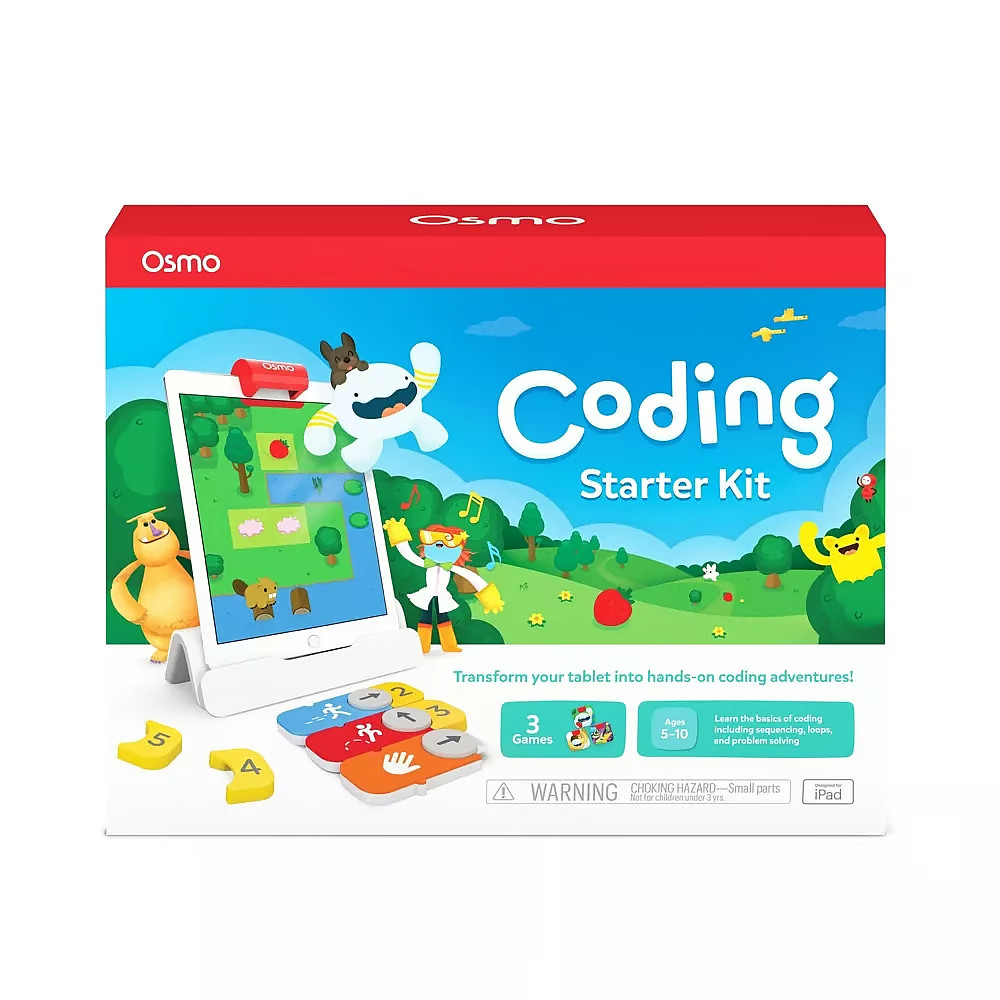 Perfect Gift for Kids! Osmo Coding Starter Kit for iPad Learning Games Stem Toy