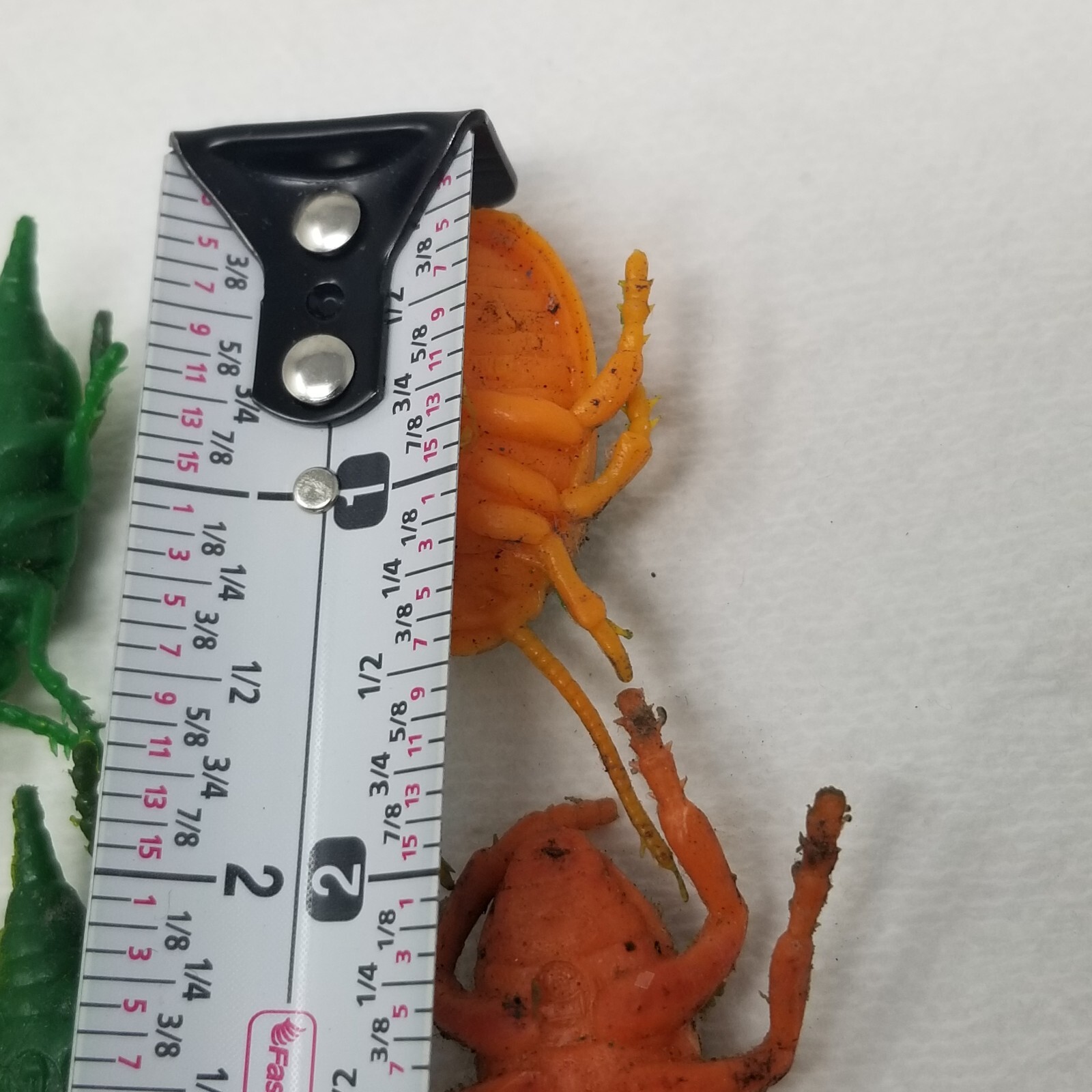 Insects Bendable Plastic Set of 5 1960s Hong Kong Colorful Disgusting