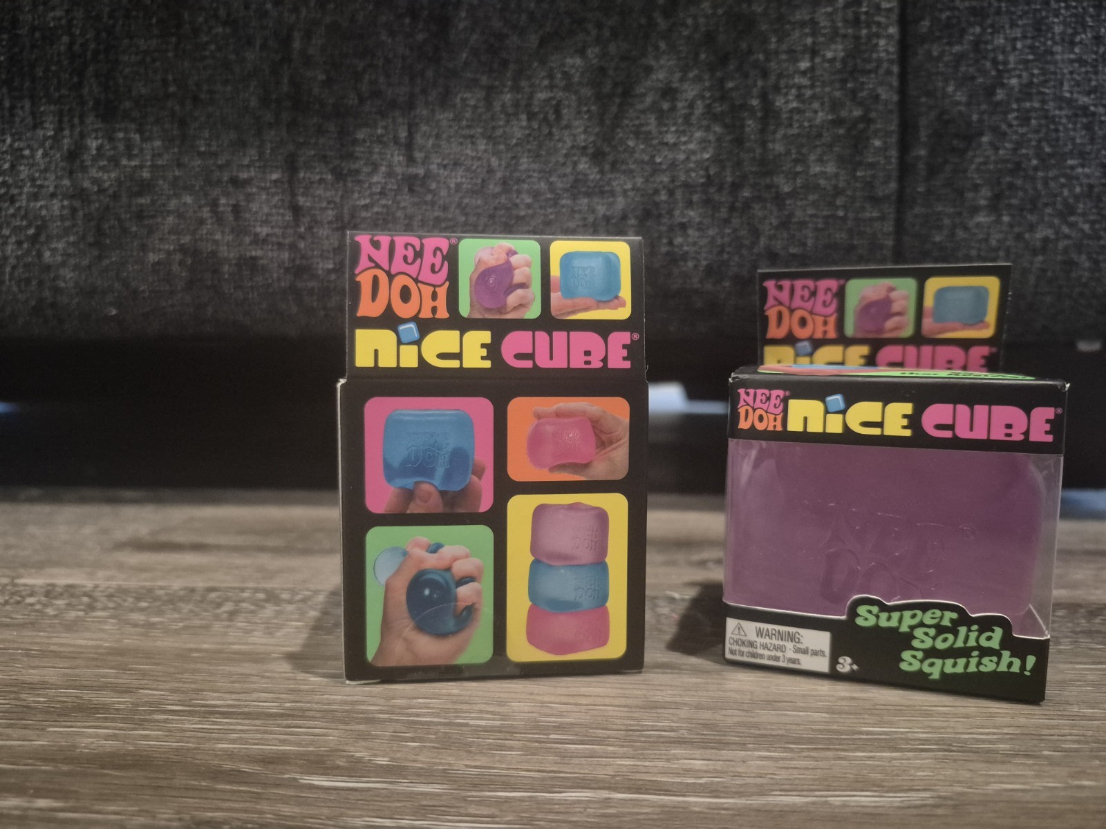 Needoh Nice Cube 2 Pack Purple And Blue New In Package