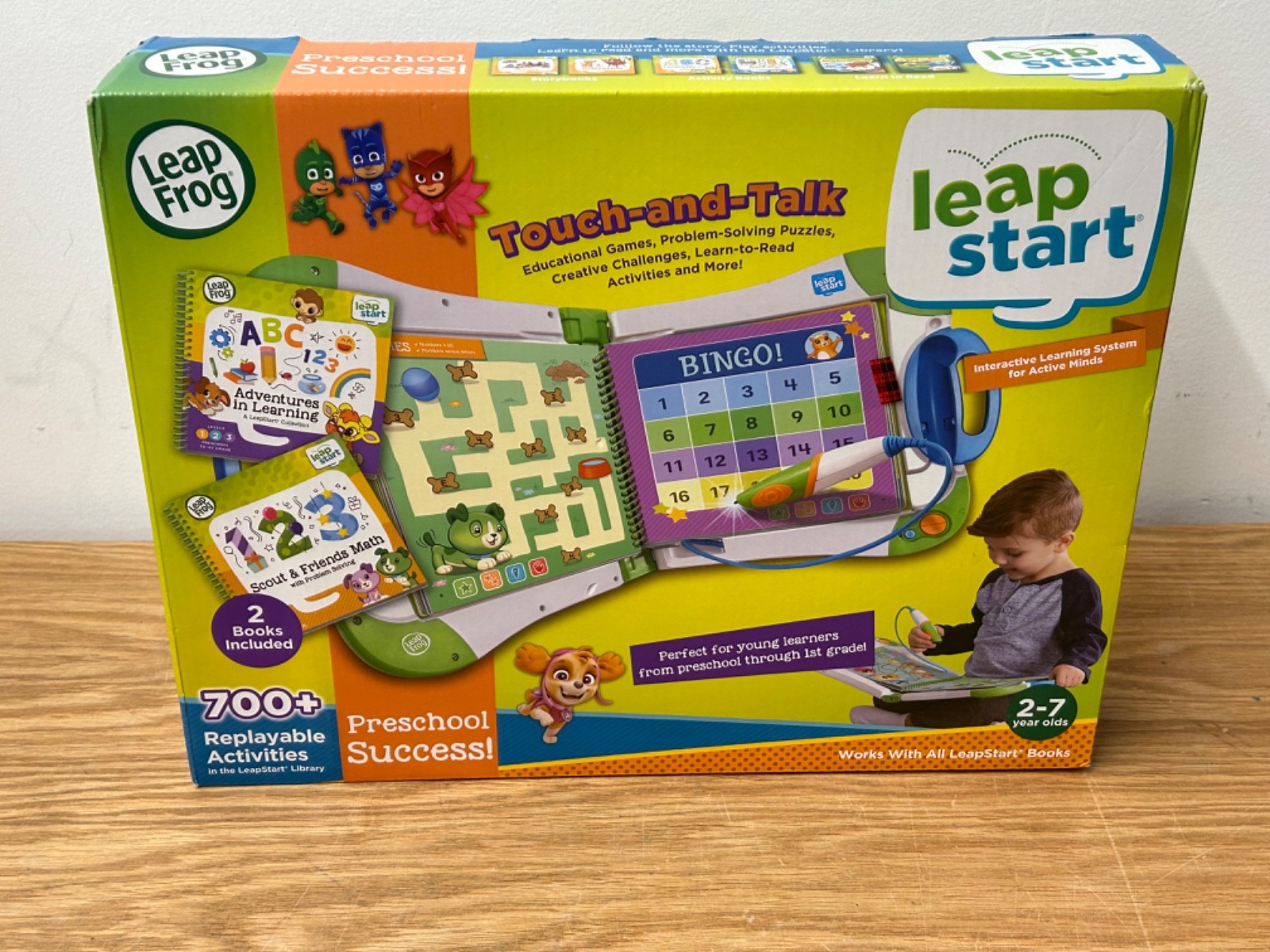 NEW LeapFrog LeapStart Pre-School Success 2 Books Included Ages 2-7 Model 6021