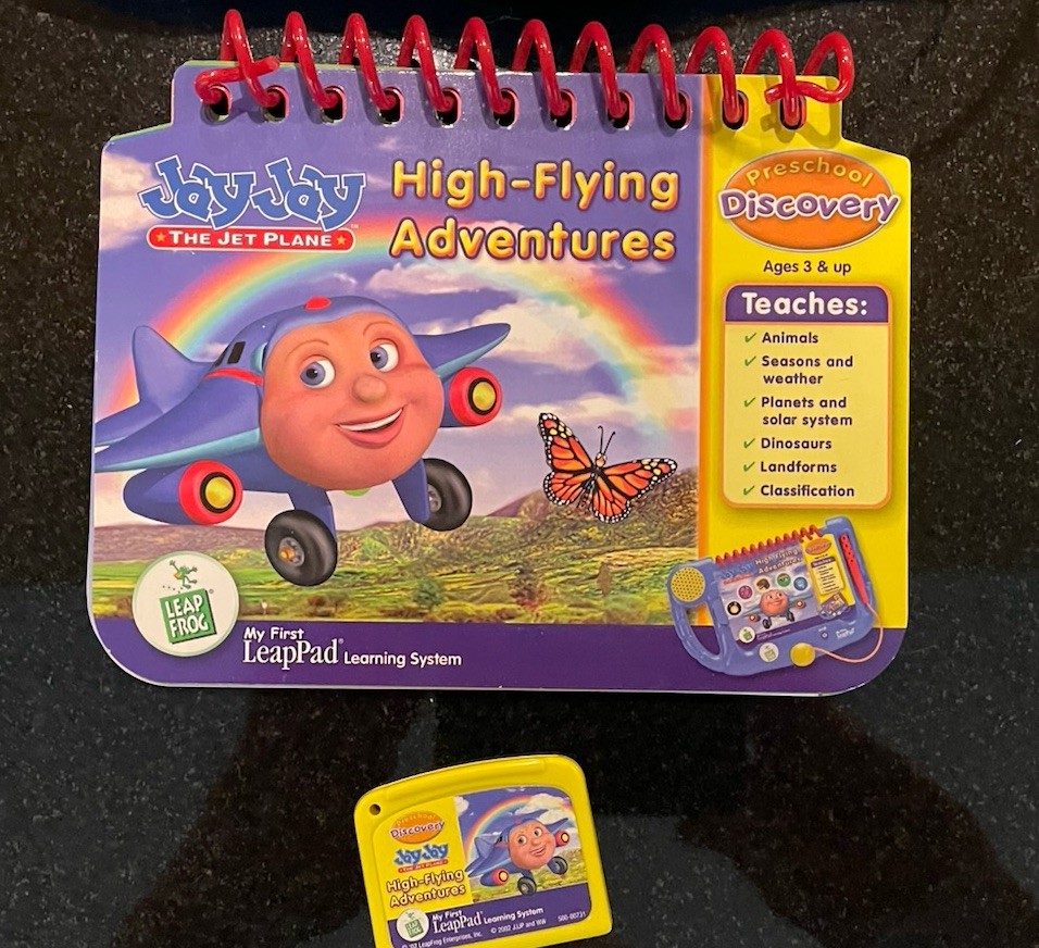 My First LeapPad Learning System + 6 Books And Cartridges Leap Frog 2001 Tested