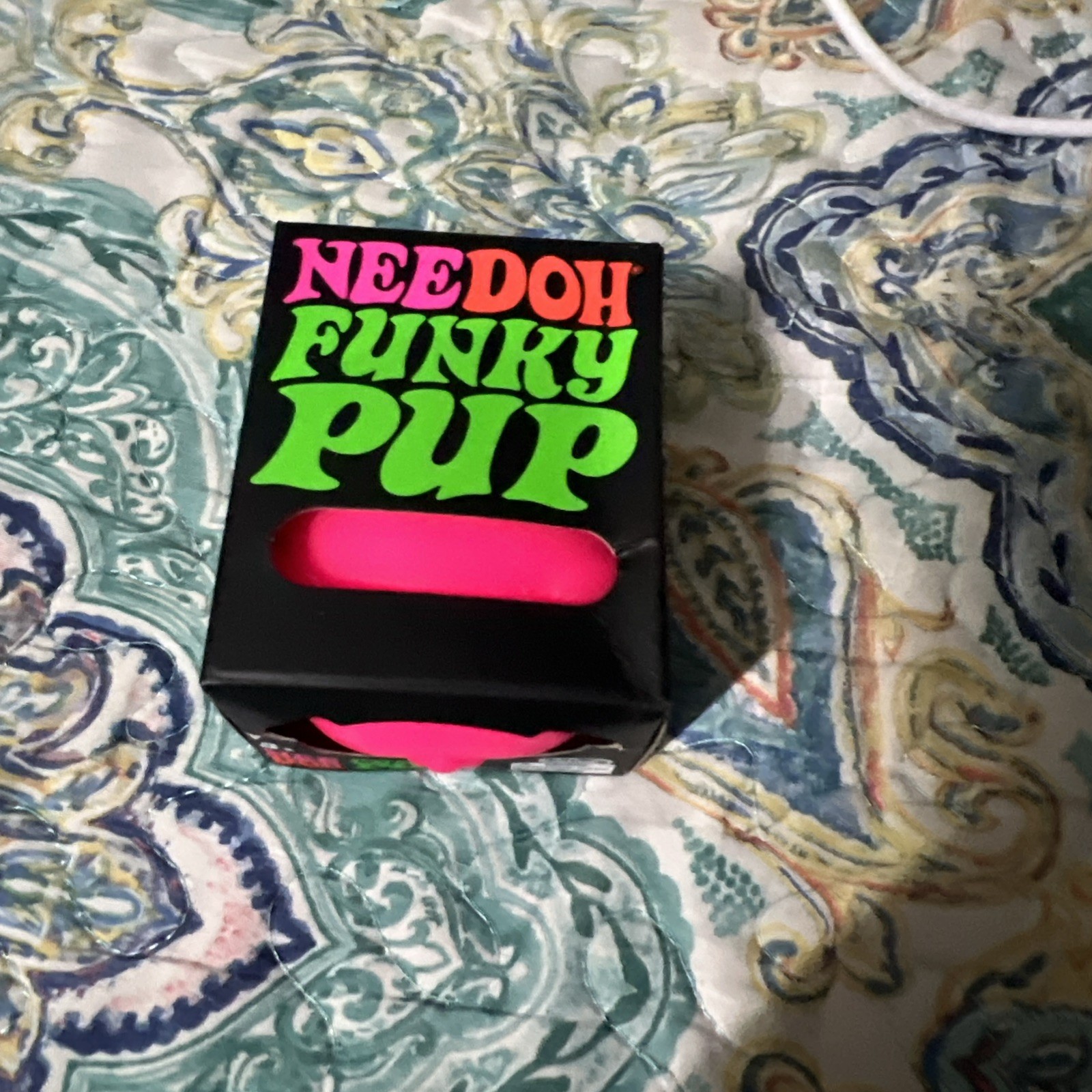 SCHYLLING GENUINE NEEDOH FUNKY PUP PINK PUP 3 INCH SQUISH TOY 🔥🔥FREE SHIPPING