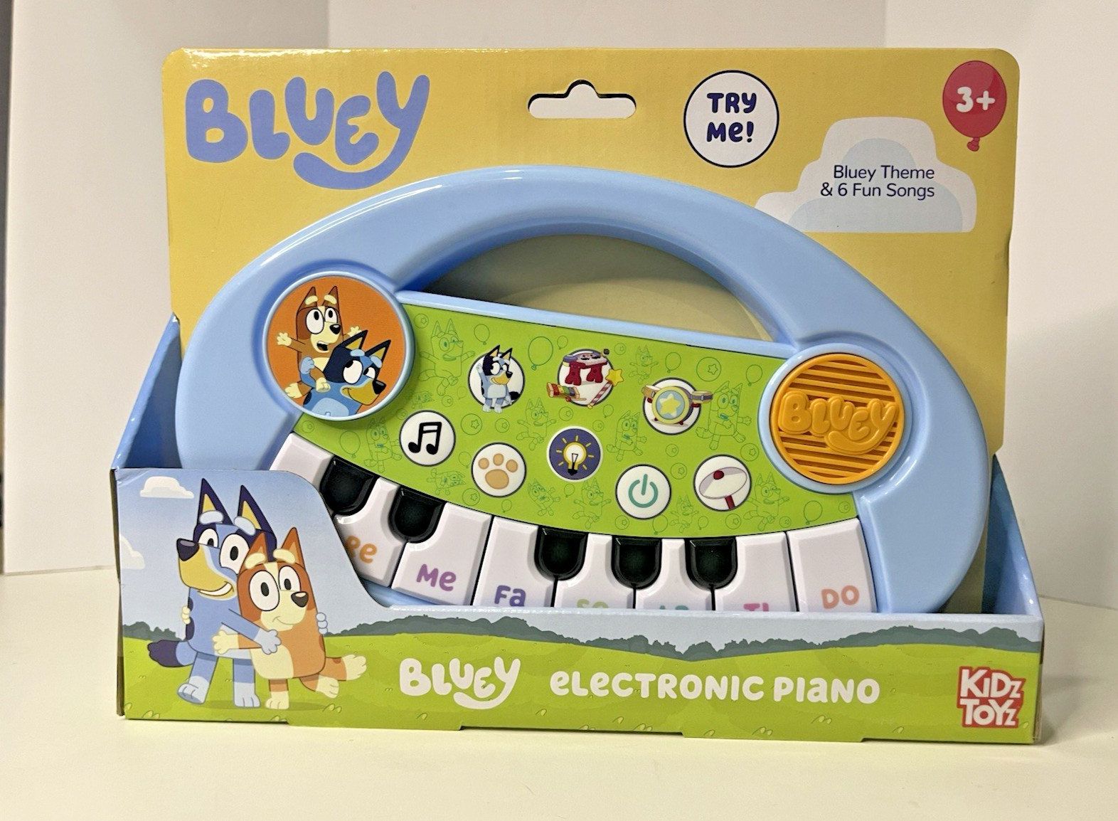 Bluey Musical Keyboard Toy 6 Sound Keys for Kids Ages 3-4 Years Fun Music Play