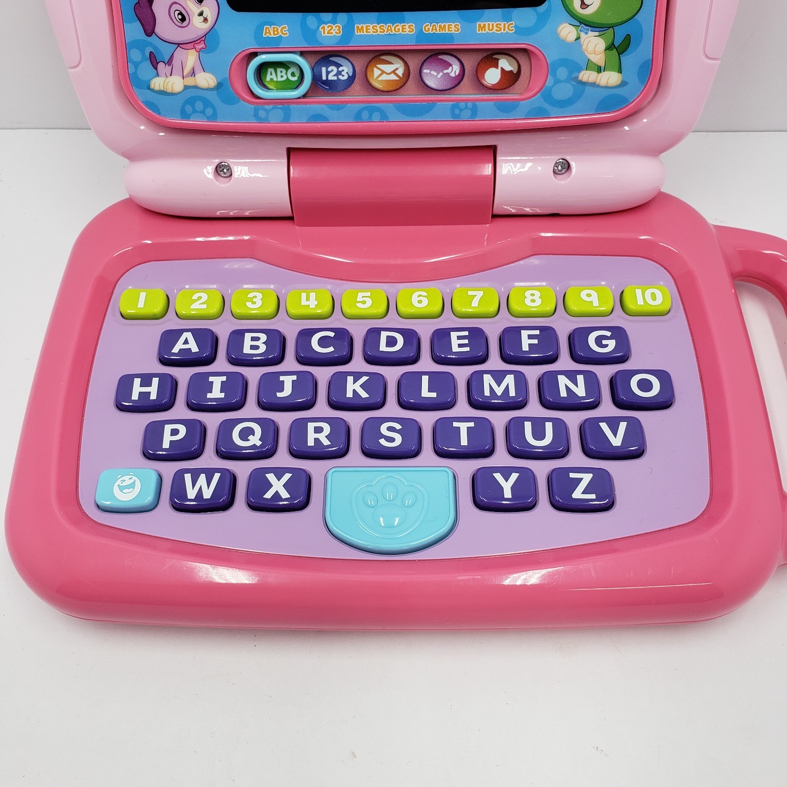 LeapFrog 2 In 1 My Own Leaptop Touch Laptop Tablet Computer For Kids Pink Tested
