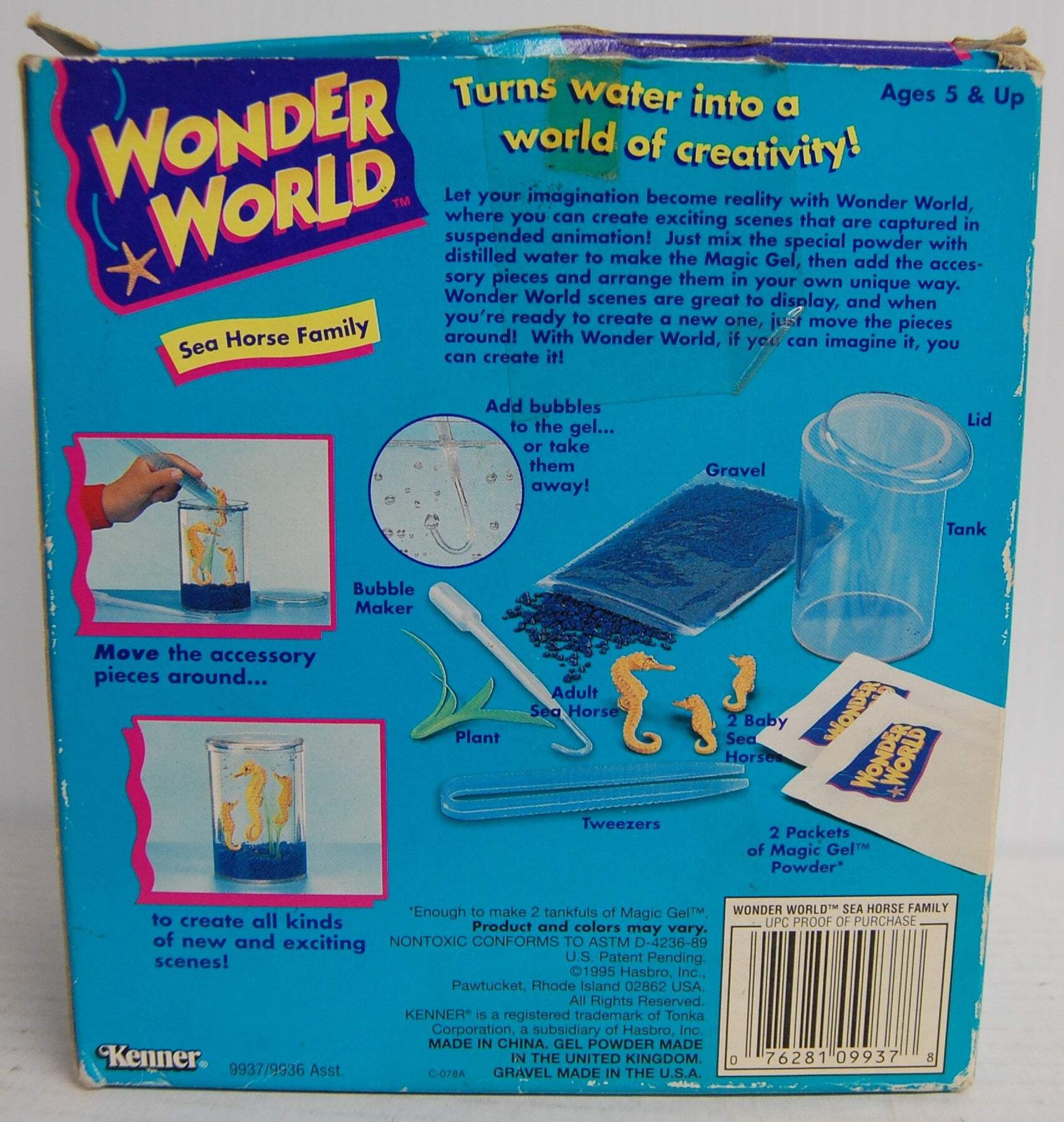 Kenner 1995 Wonder World – Sea Horse Family – Complete