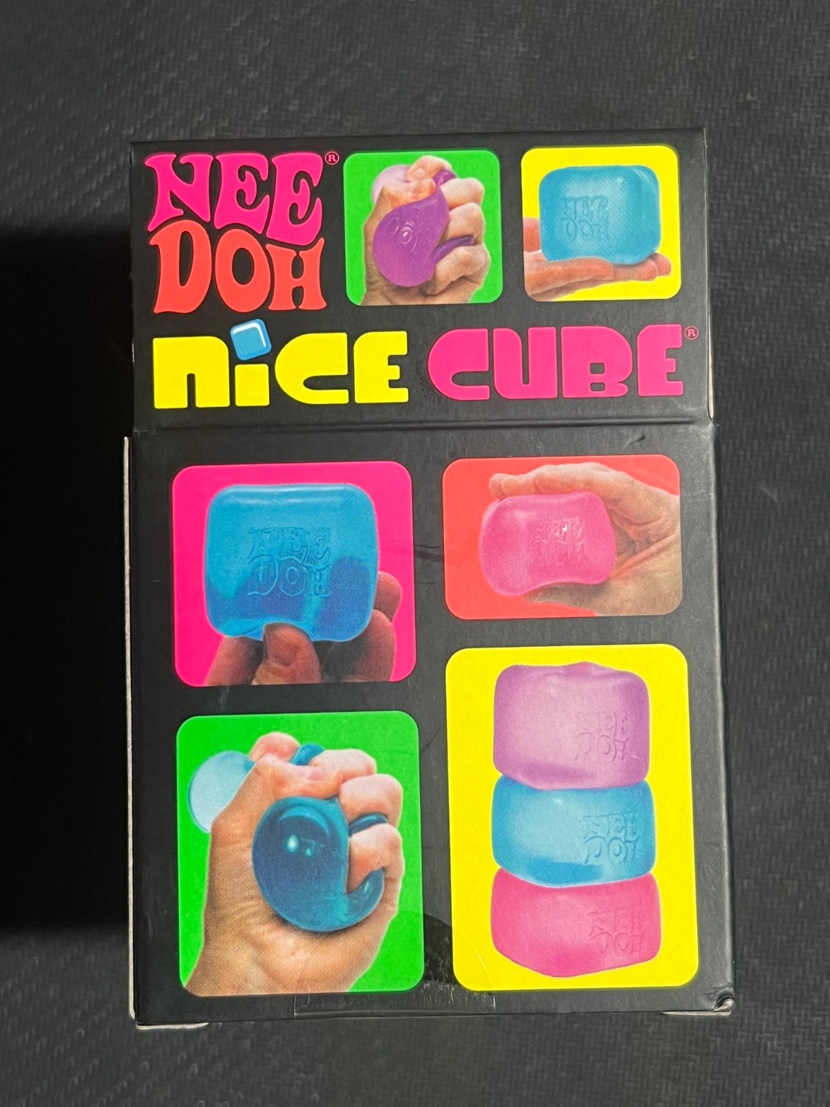 Nee Doh Nice Cube ( Blue ) Authentic