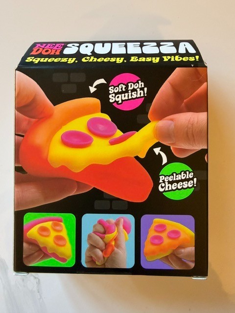 Schylling Nee Doh Squeeza Squeezy Cheesy Easy Vibes Pink NIB Sea1ed Authentic