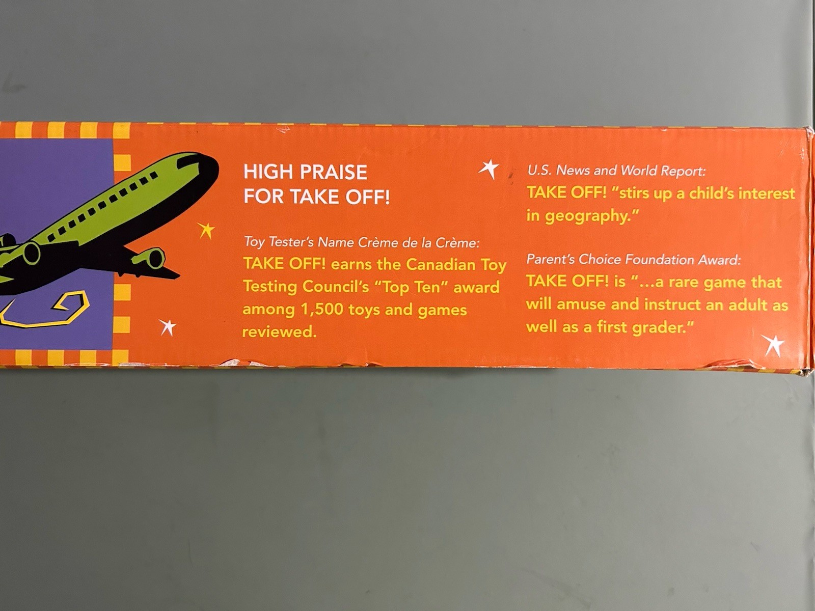 Take Off! The Game That Teaches Geography / A Fun & Fast Moving Map Game