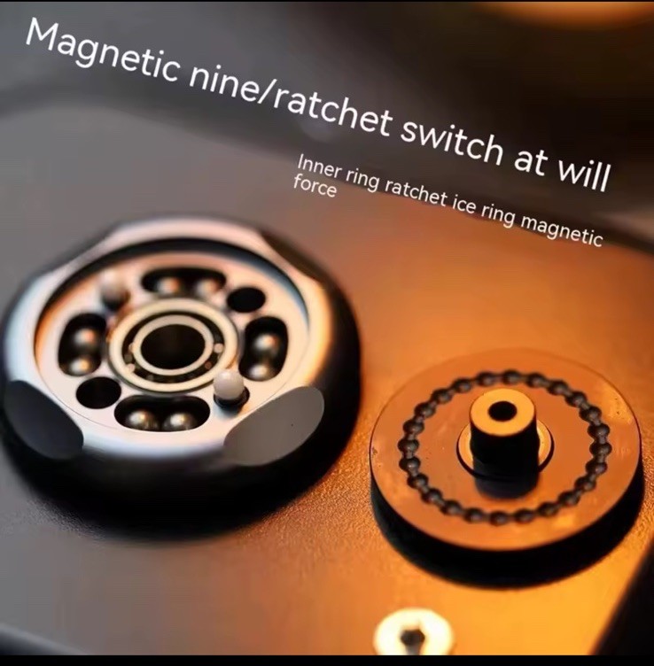 Gao Studio Stainless Steel Mechanical Magnetic Master Haptic Adult Fidget Coin