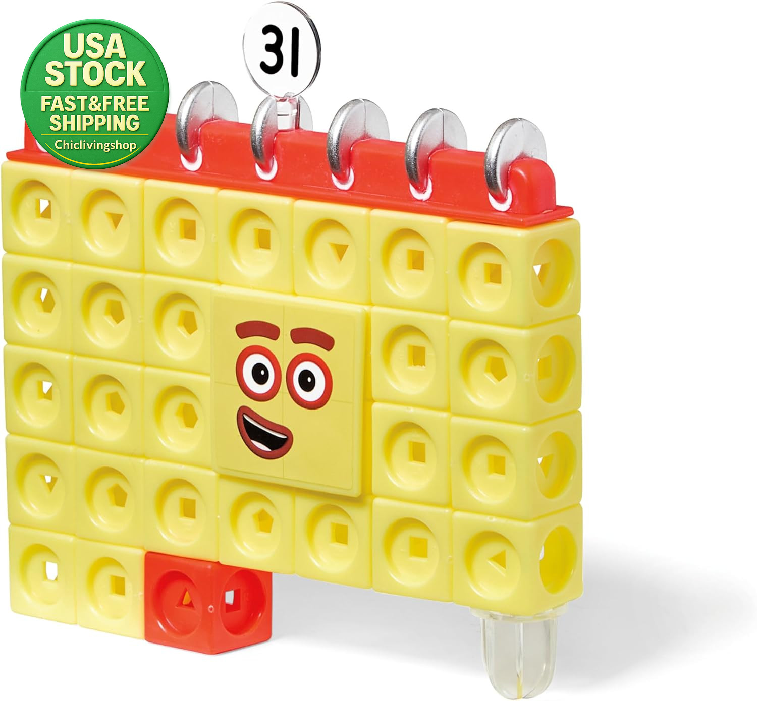 Numberblocks 31-40 Mathlink Cubes Educational Counting Toy Set