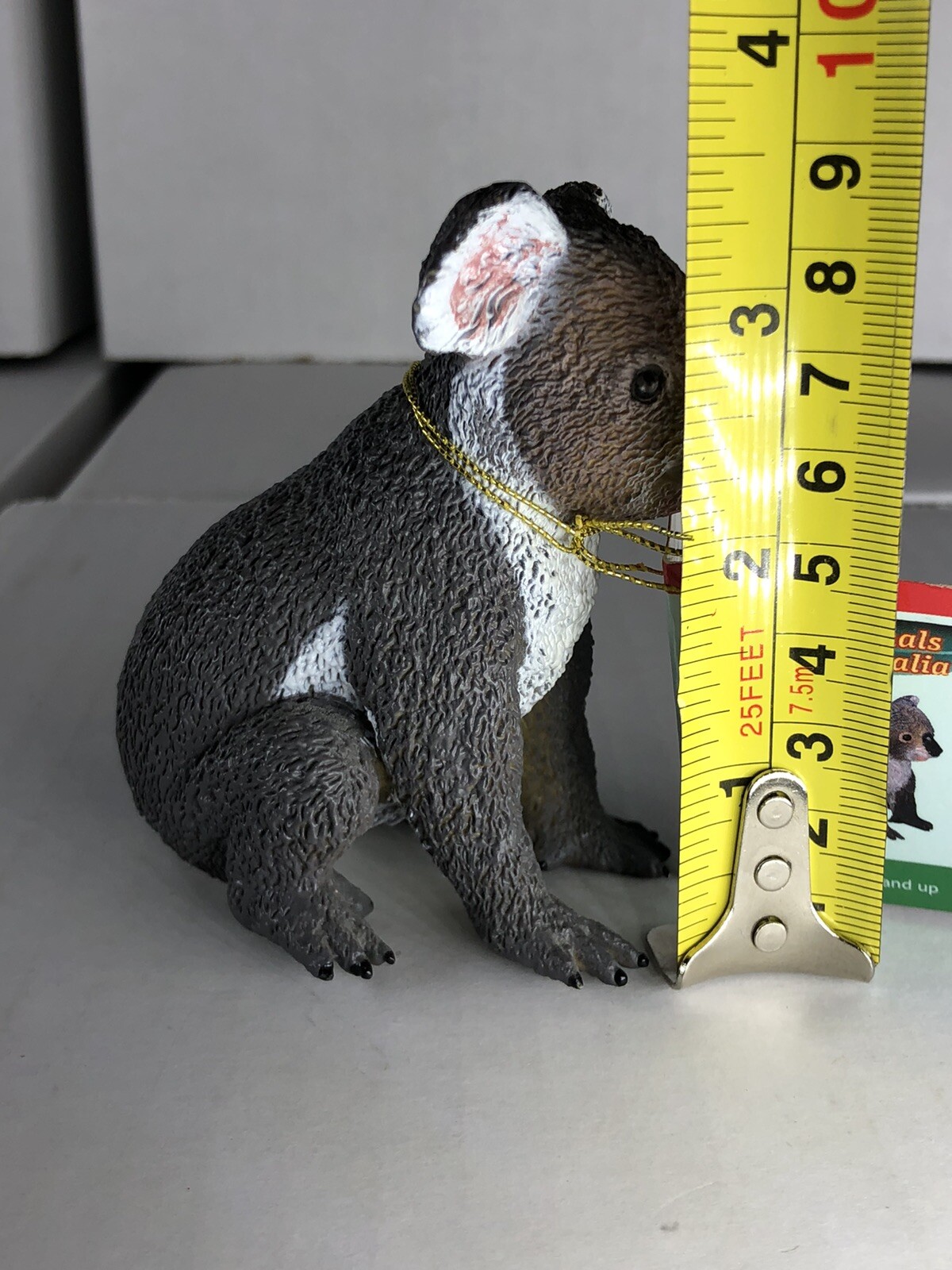 Koala Bear Science and Nature Australia Vinyl Toy Figure New With Tag Gray