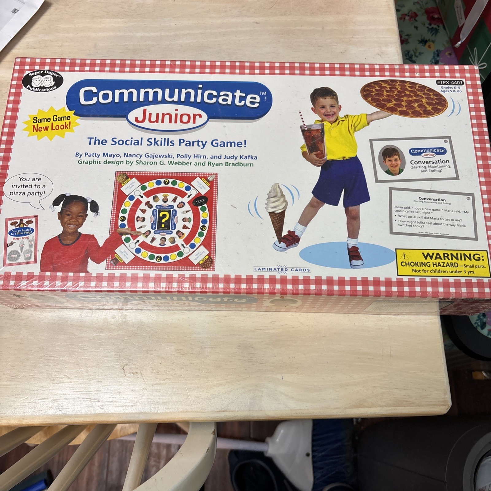 Communicate Junior Social Skills Pizza Party Board Game – Super Duper Learning