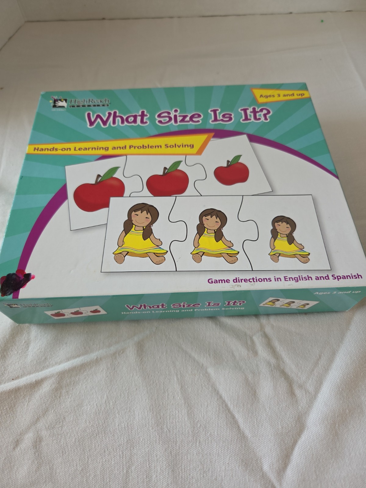 High Reach Learning What size is it Puzzle Ages 3 and Up