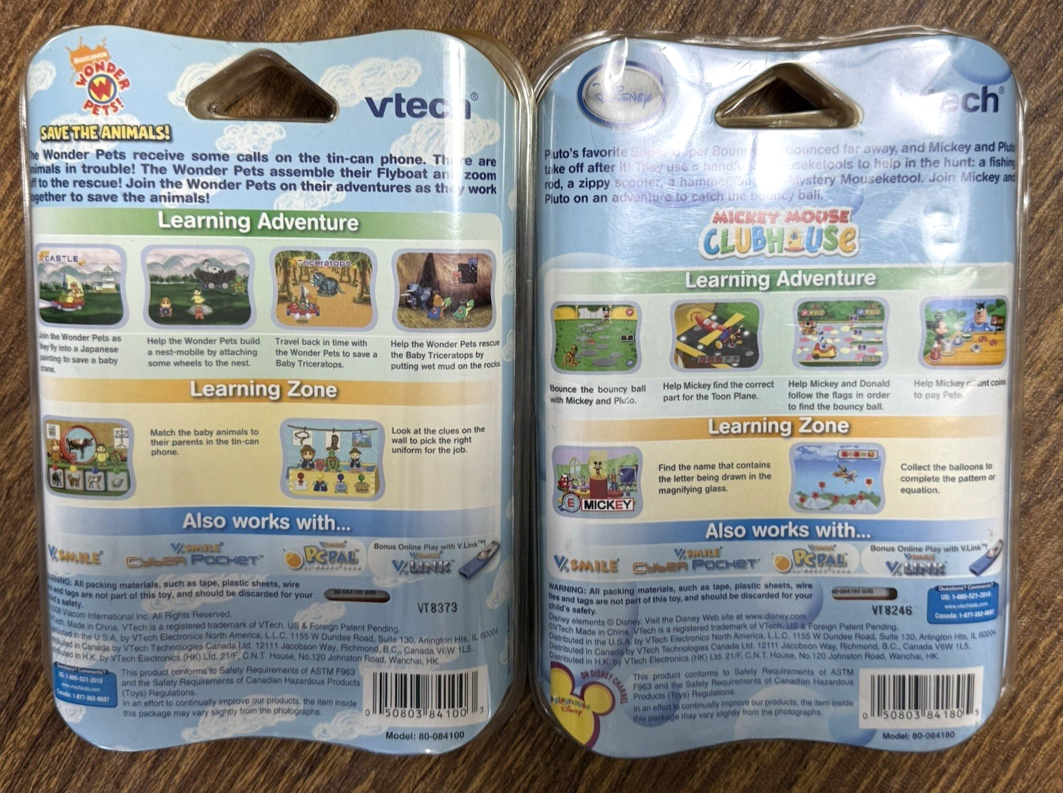 Vtech V.Smile V Motion Games Save The Animals Mickey Mouse Clubhouse NEW