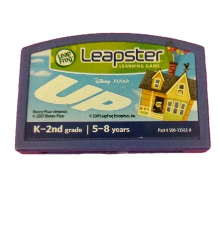 3pc. Leap Frog Leapster Game Cartridge Lot Star Wars Jedi Reading,Toy Story 3,UP