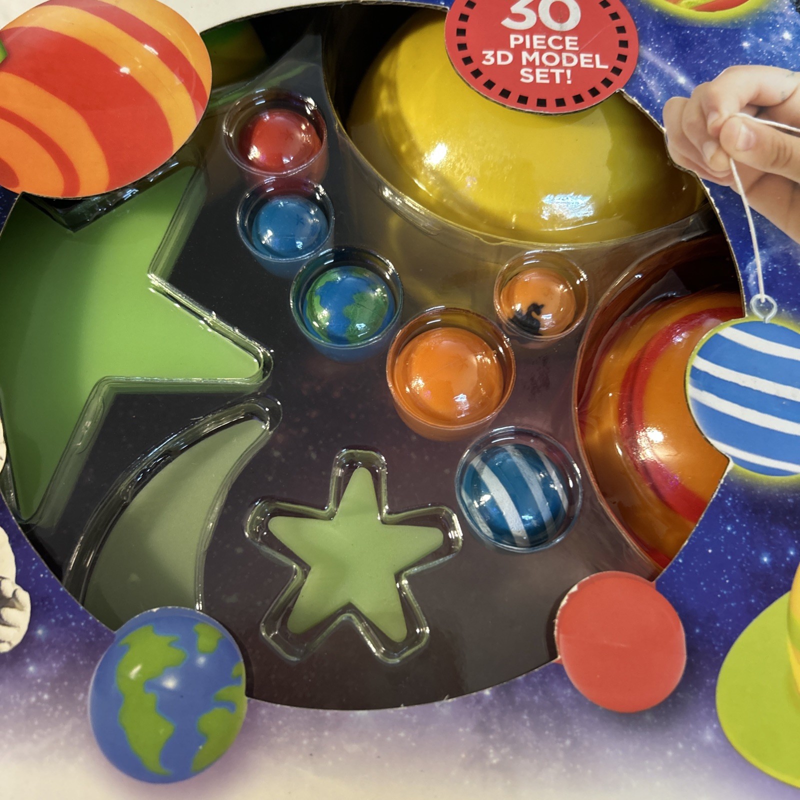 Discovery Solar System Model 30 Piece 3D Model Set Science Kit For Kids~Sealed
