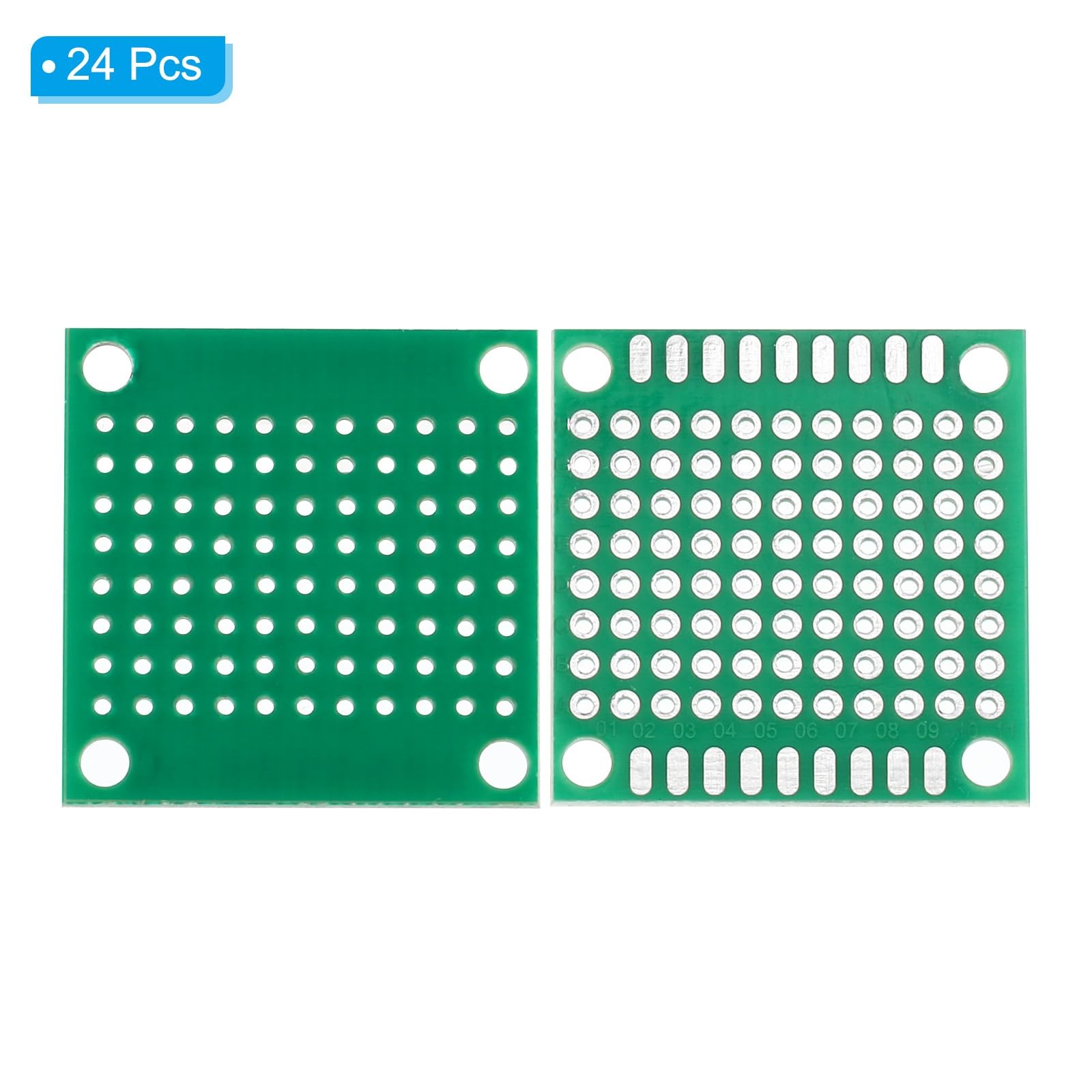 PATIKIL 1.2″ x PCB Board Circuit, 24 Pcs Single Sided Prototype…