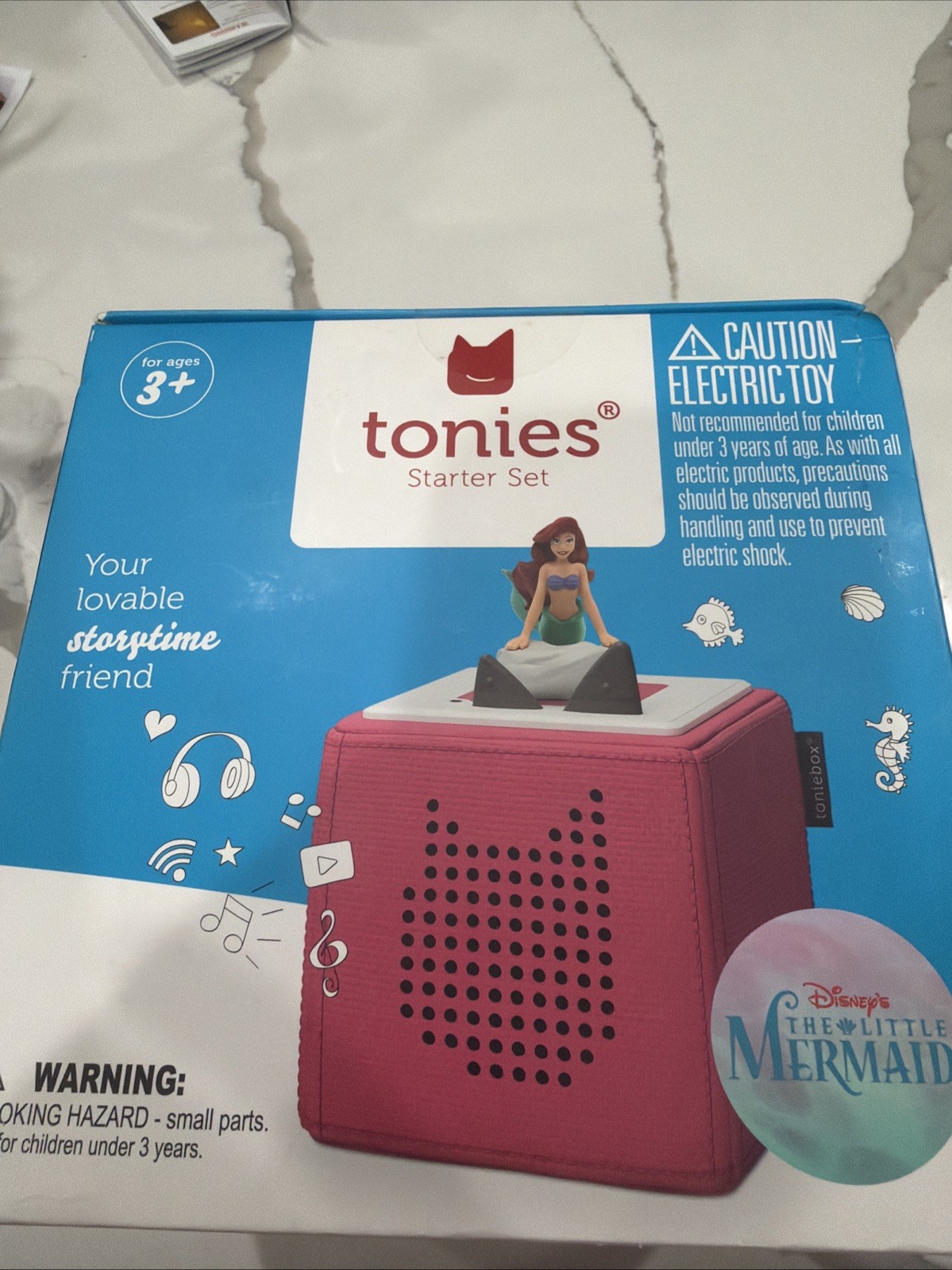 tonies Toniebox Disney The Little Mermaid Starter Set – Pink Box Lil Damage