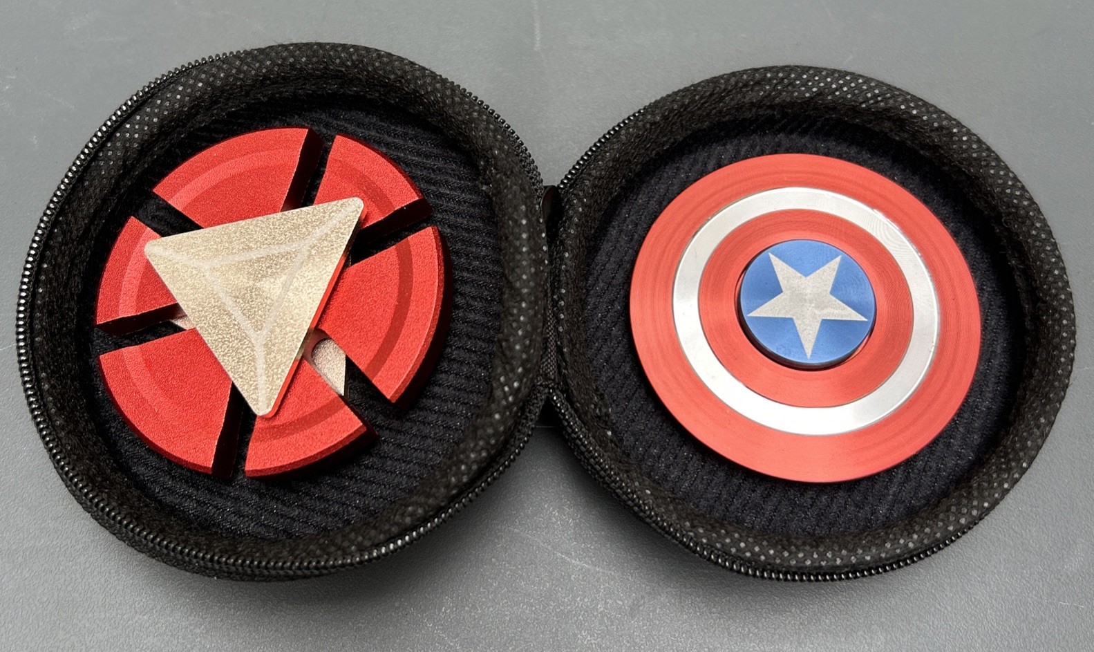 Fidget Spinner Anxiety Spinning Toy Marvel Avengers Iron Man Capt America