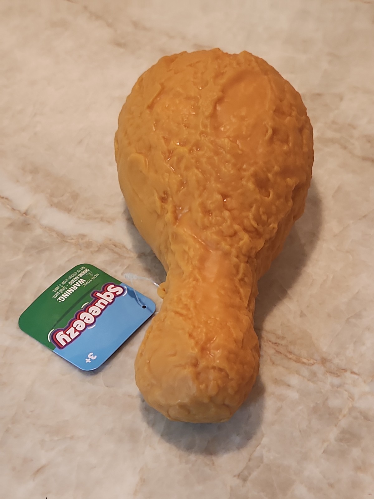 Sunny Days Jumbo Chicken Drumstick Leg Squishy Squeezy Fidget Toy Sensory Viral
