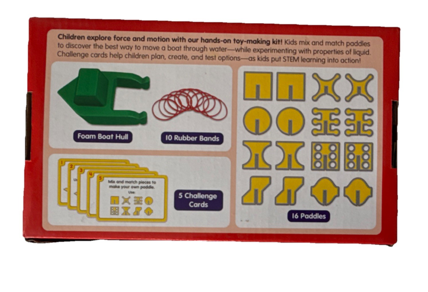 Lakeshore Toy Maker Paddleboat STEM Challenge Kit Ages 4+ EE892