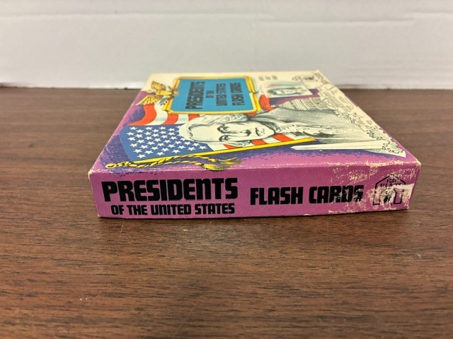 Vtg 1975 Presidents of the United States Flash Cards With Quiz Game Edu-Cards