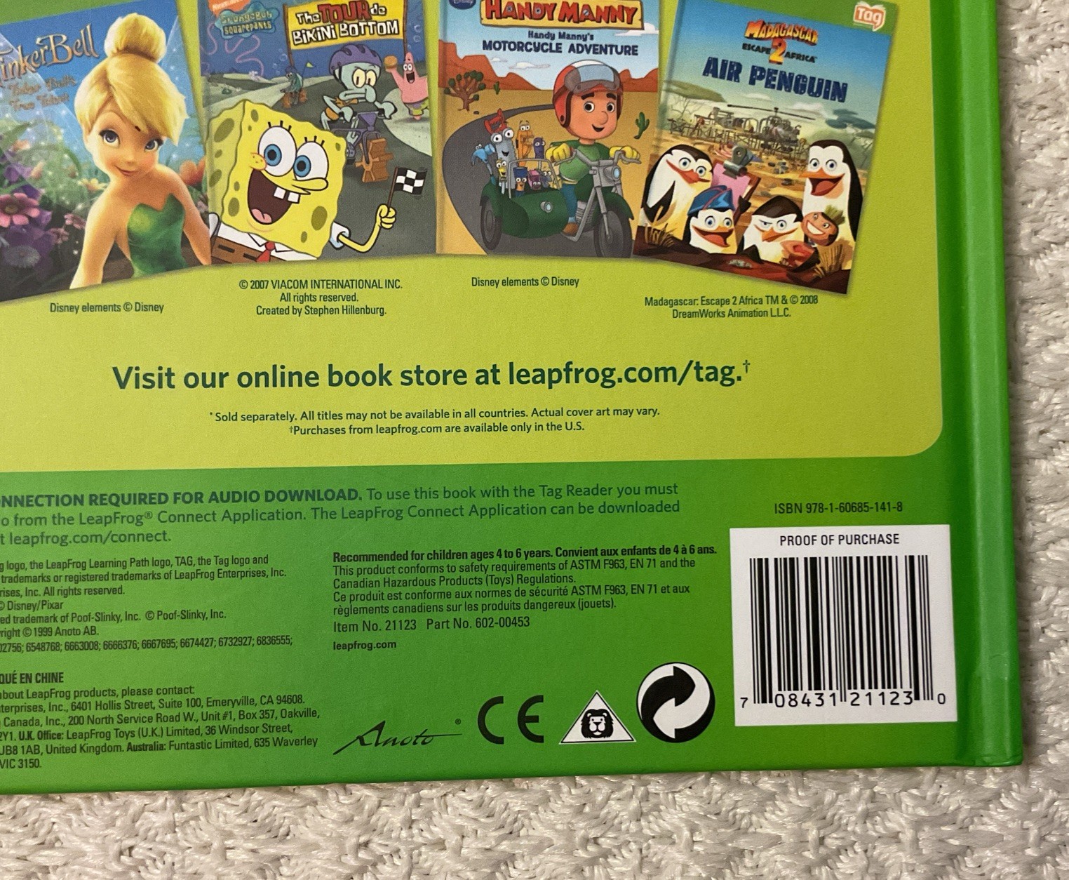 LeapFrog Tag Reader Book — Disney Pixar’s TOY STORY 3: TOGETHER AGAIN