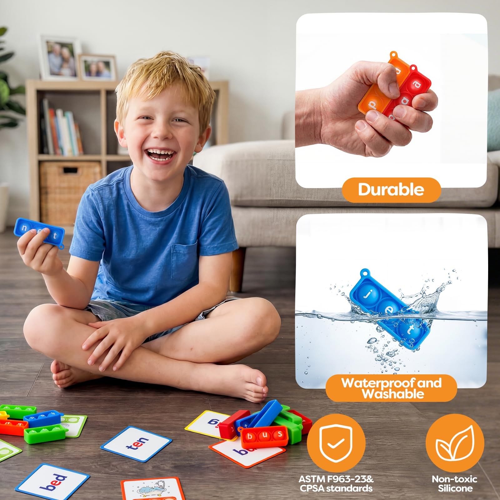 CVC Word Games Kindergarten,Phonics Games for Kids Ages 38,CVC Flashcards for…