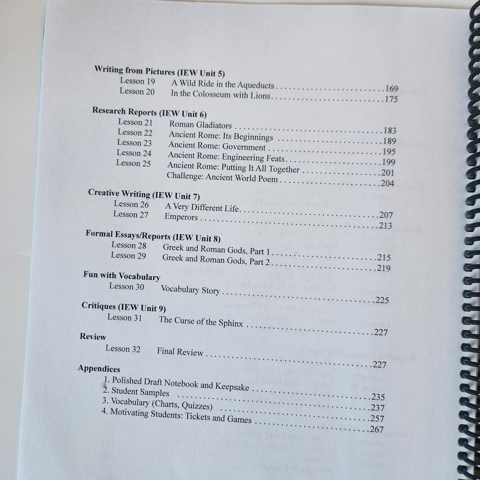 IEW Ancient History-Based Writing Lessons Teacher’s Manual 4th Ed Lori Verstegen